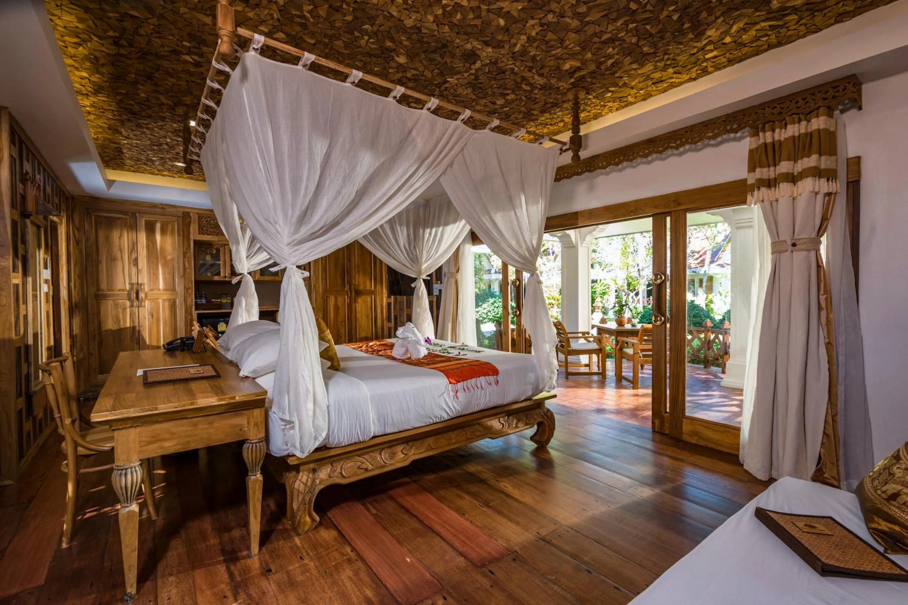 Bed in Santhiya Koh Chang Resort