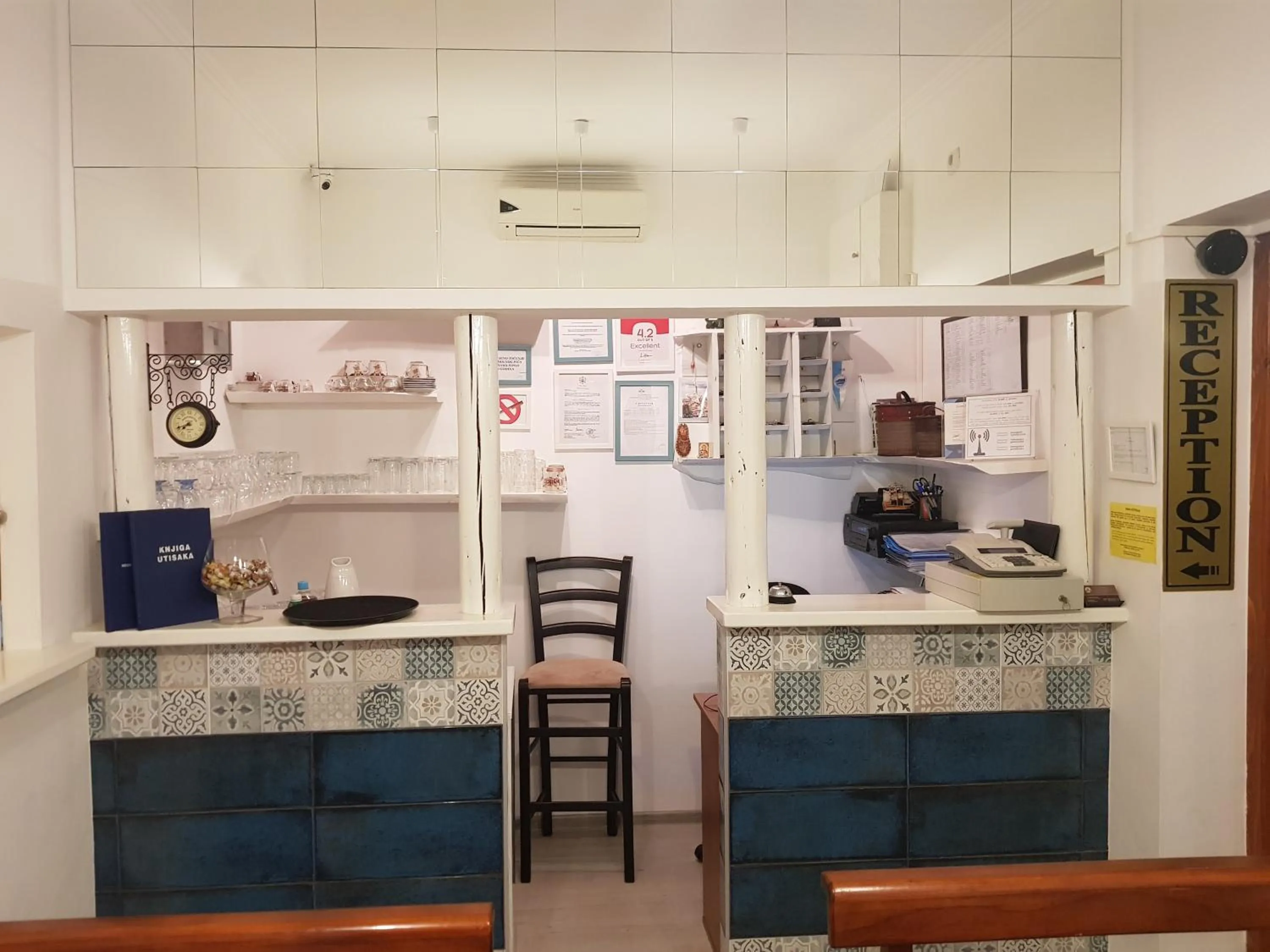 Lobby or reception in Hotel Galia