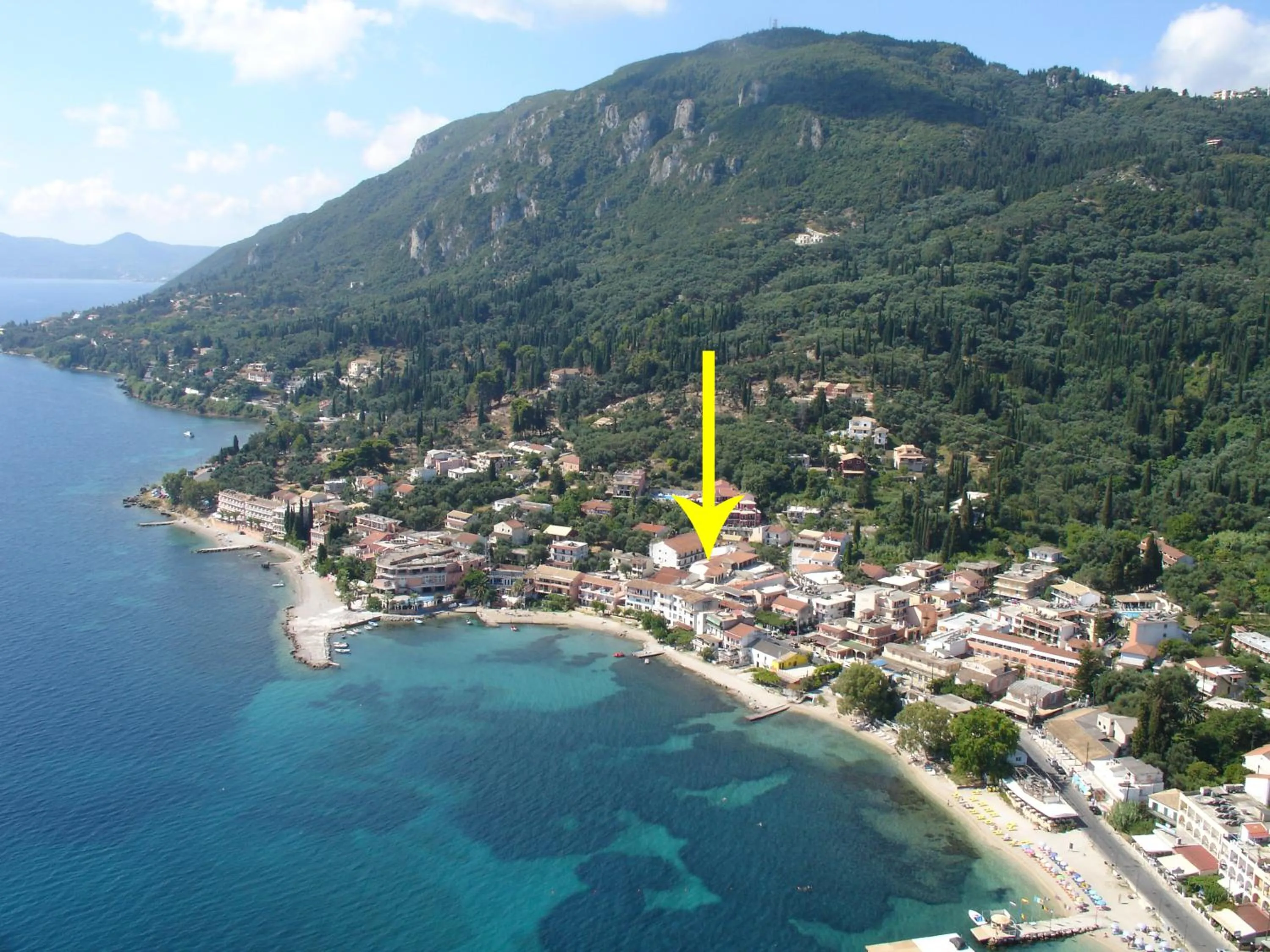 Bird's eye view in Galini Studios