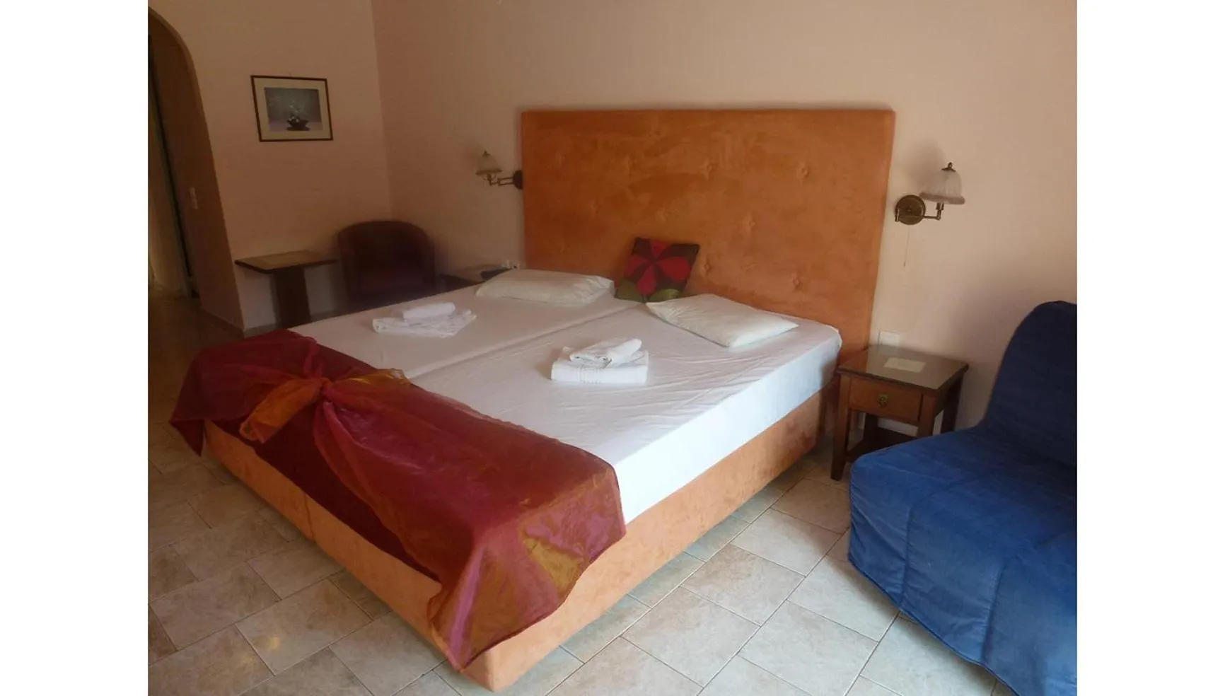 Bed in Galini Studios