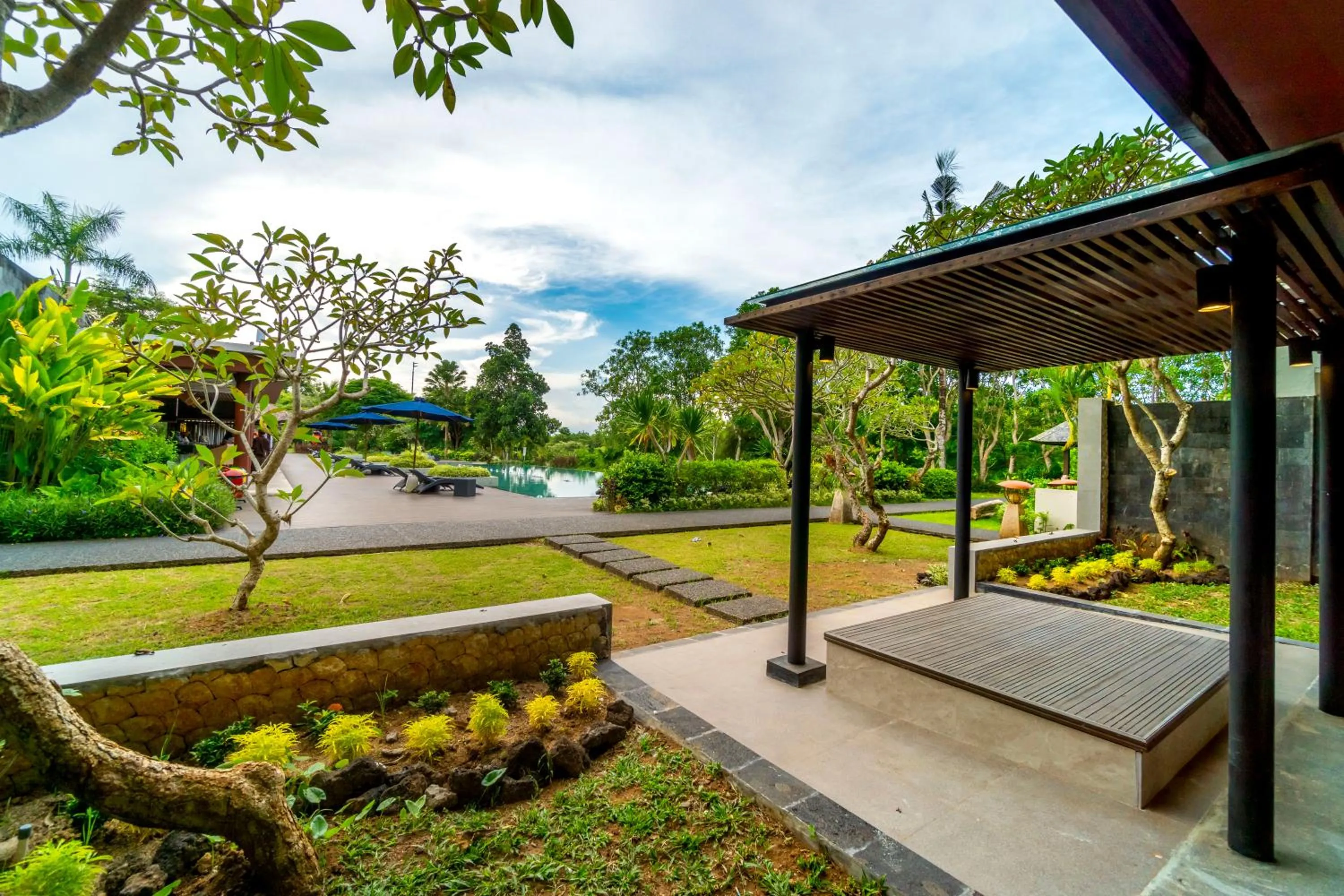 Pool view in Le Grande Bali
