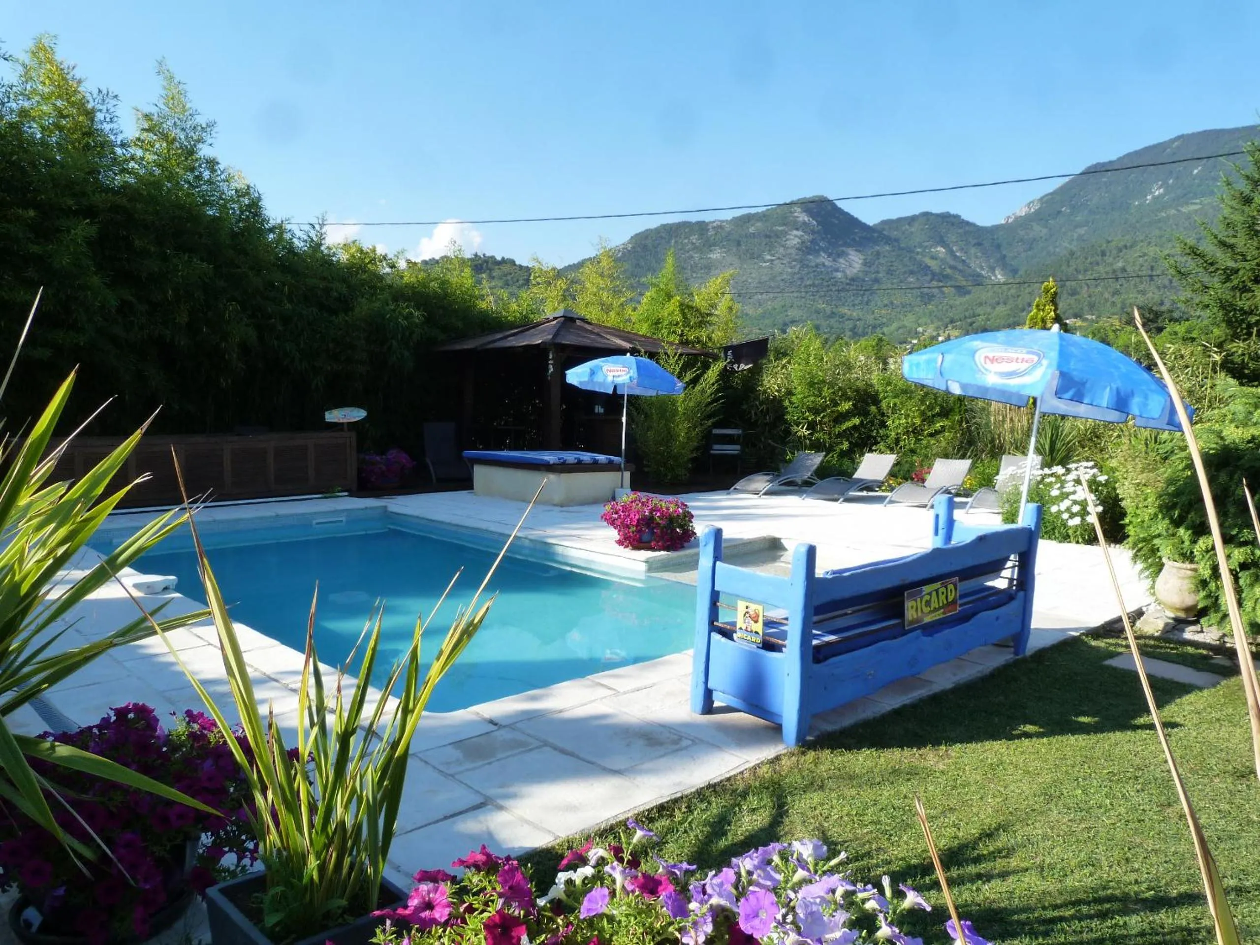 Natural landscape in Les Bambous B&B