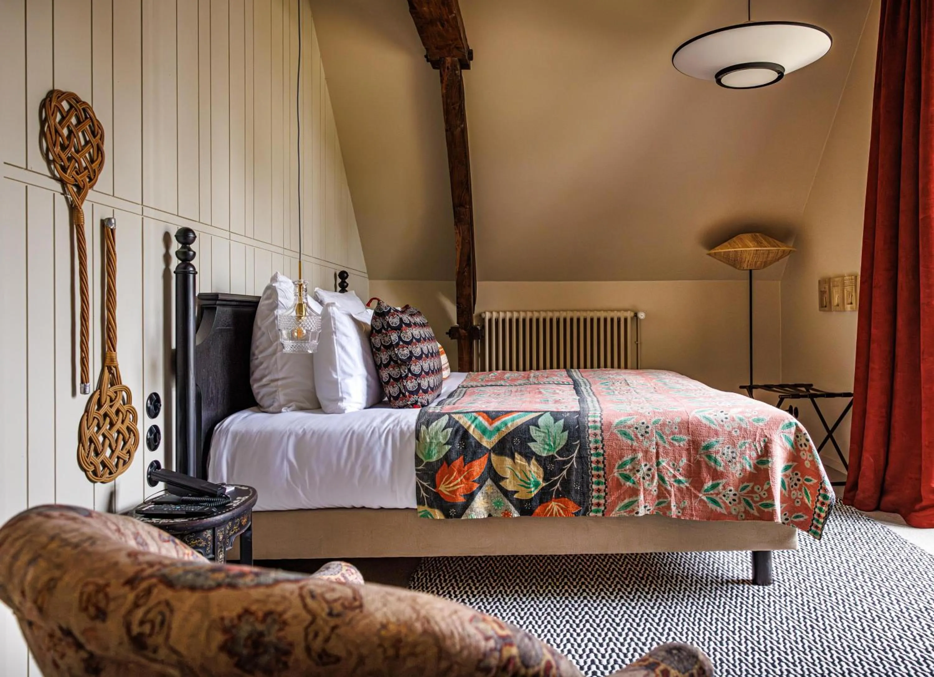 Photo of the whole room, Bed in Domaine de Locguénolé & Spa - Relais & Chateaux