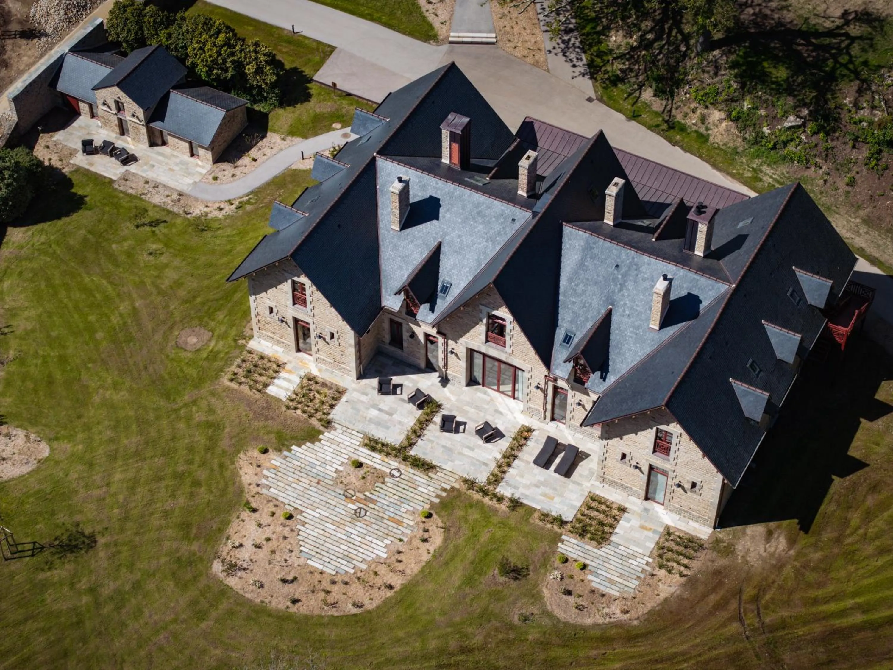 Bird's eye view in Domaine de Locguénolé & Spa - Relais & Chateaux