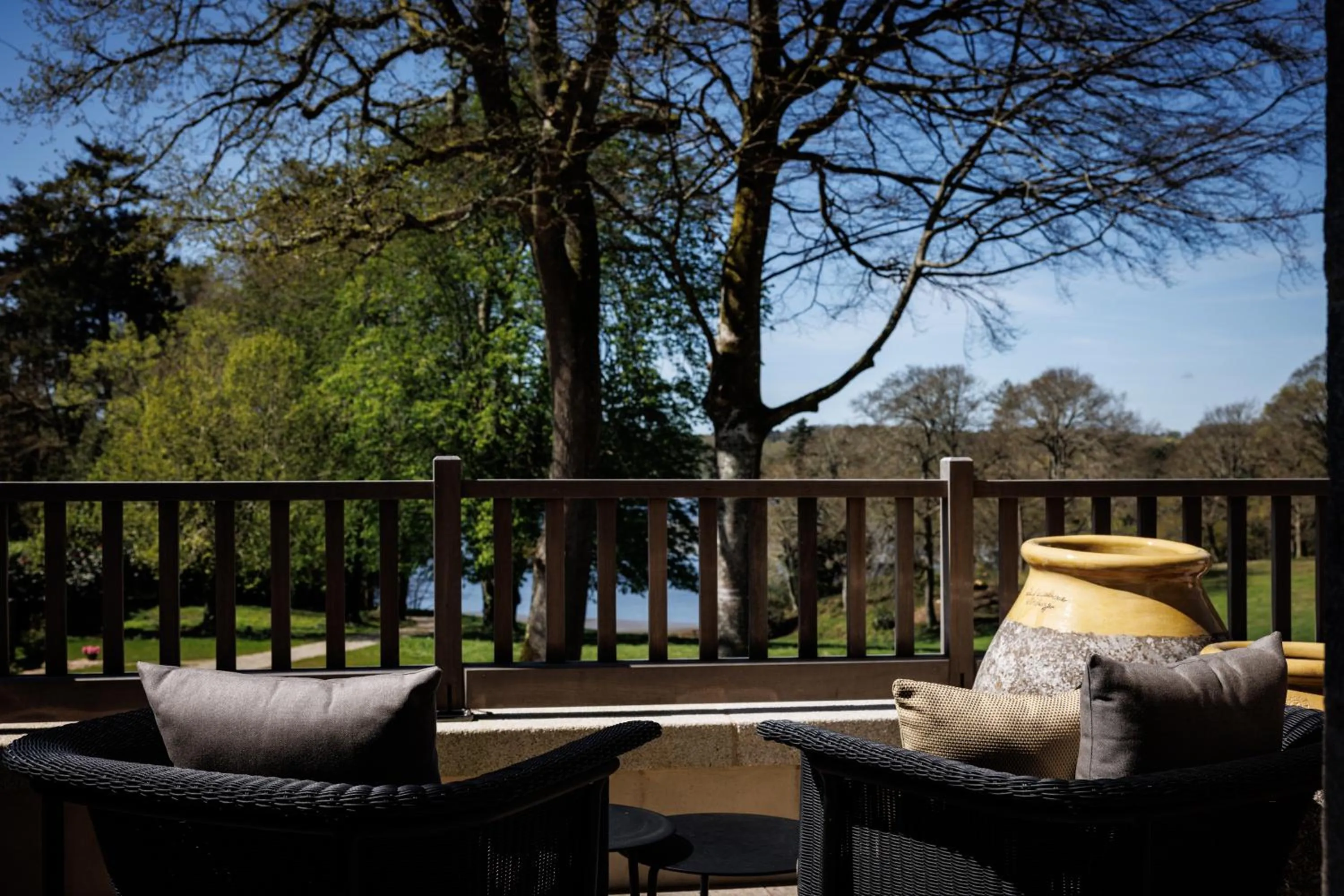 Balcony/Terrace in Domaine de Locguénolé & Spa - Relais & Chateaux
