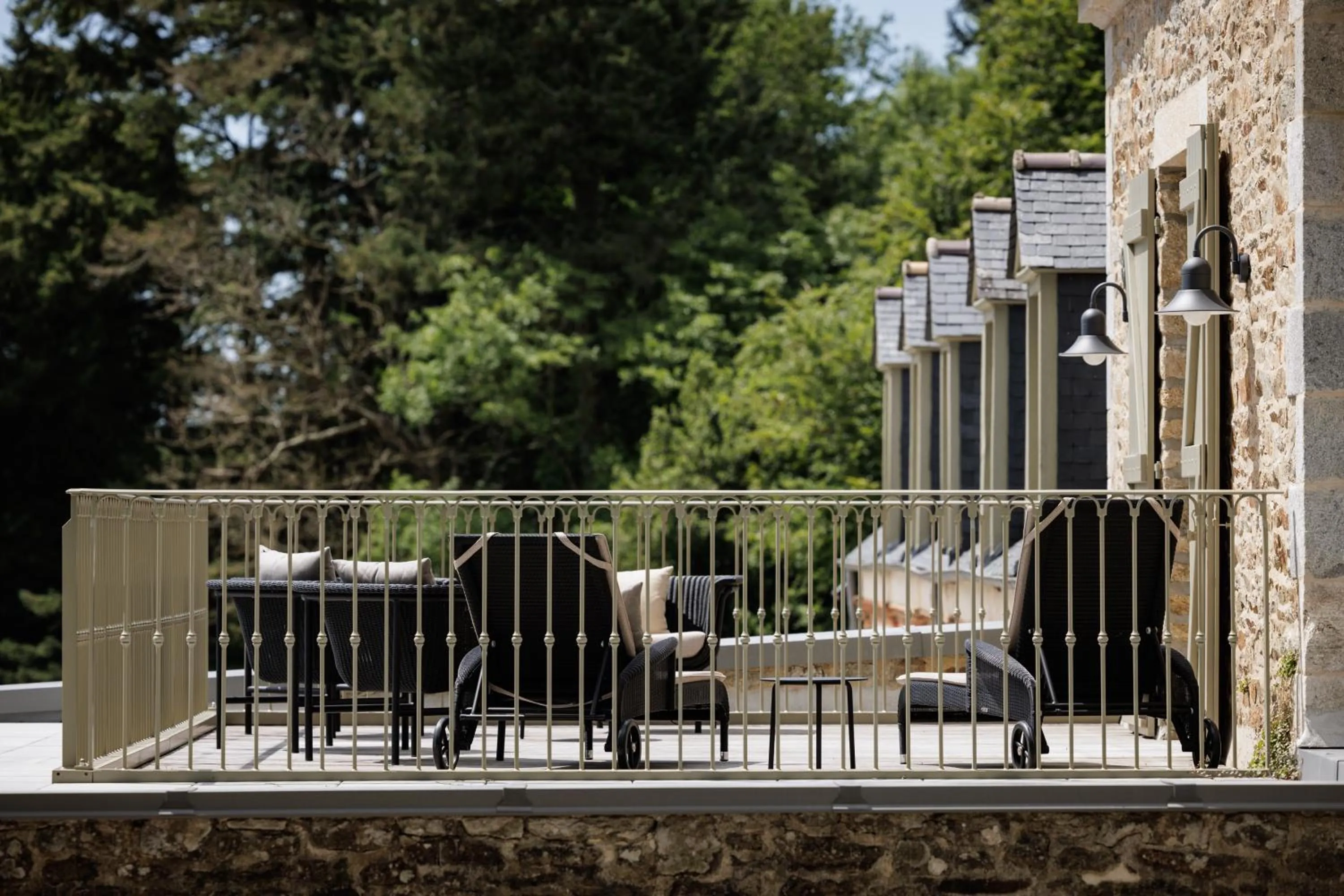 Balcony/Terrace in Domaine de Locguénolé & Spa - Relais & Chateaux