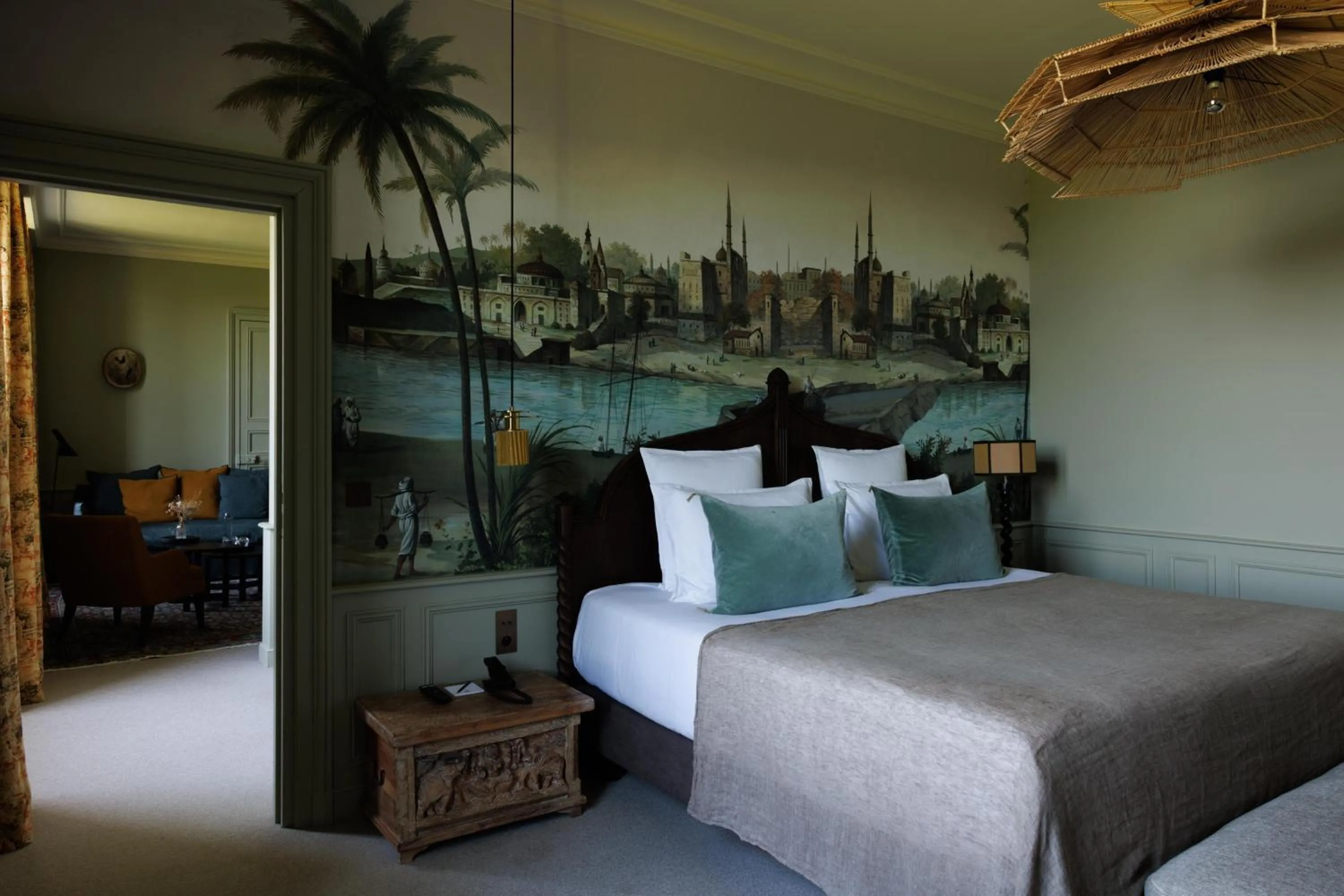 Photo of the whole room, Bed in Domaine de Locguénolé & Spa - Relais & Chateaux