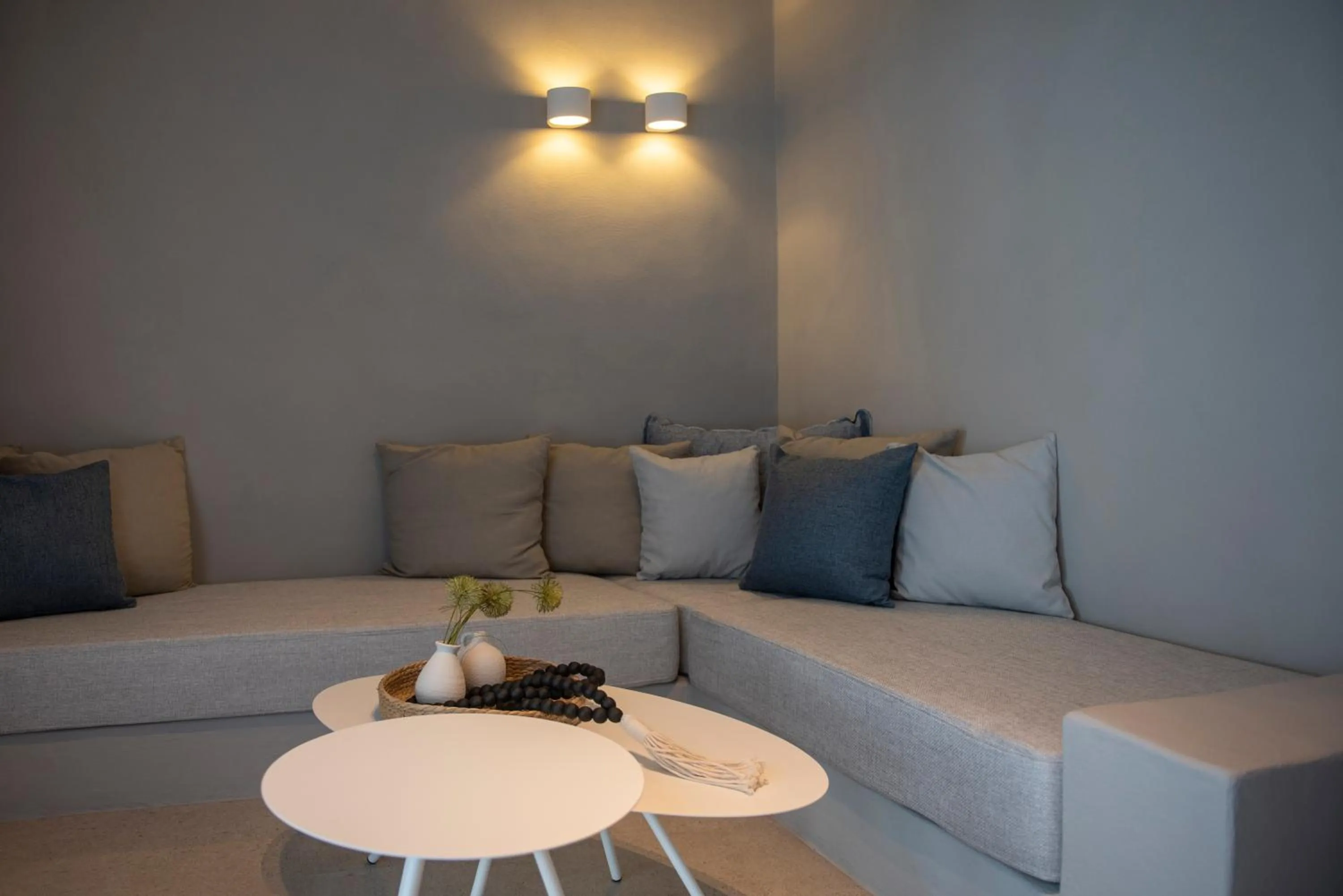 Seating area in White Suites Resort- Adults Only Hotel