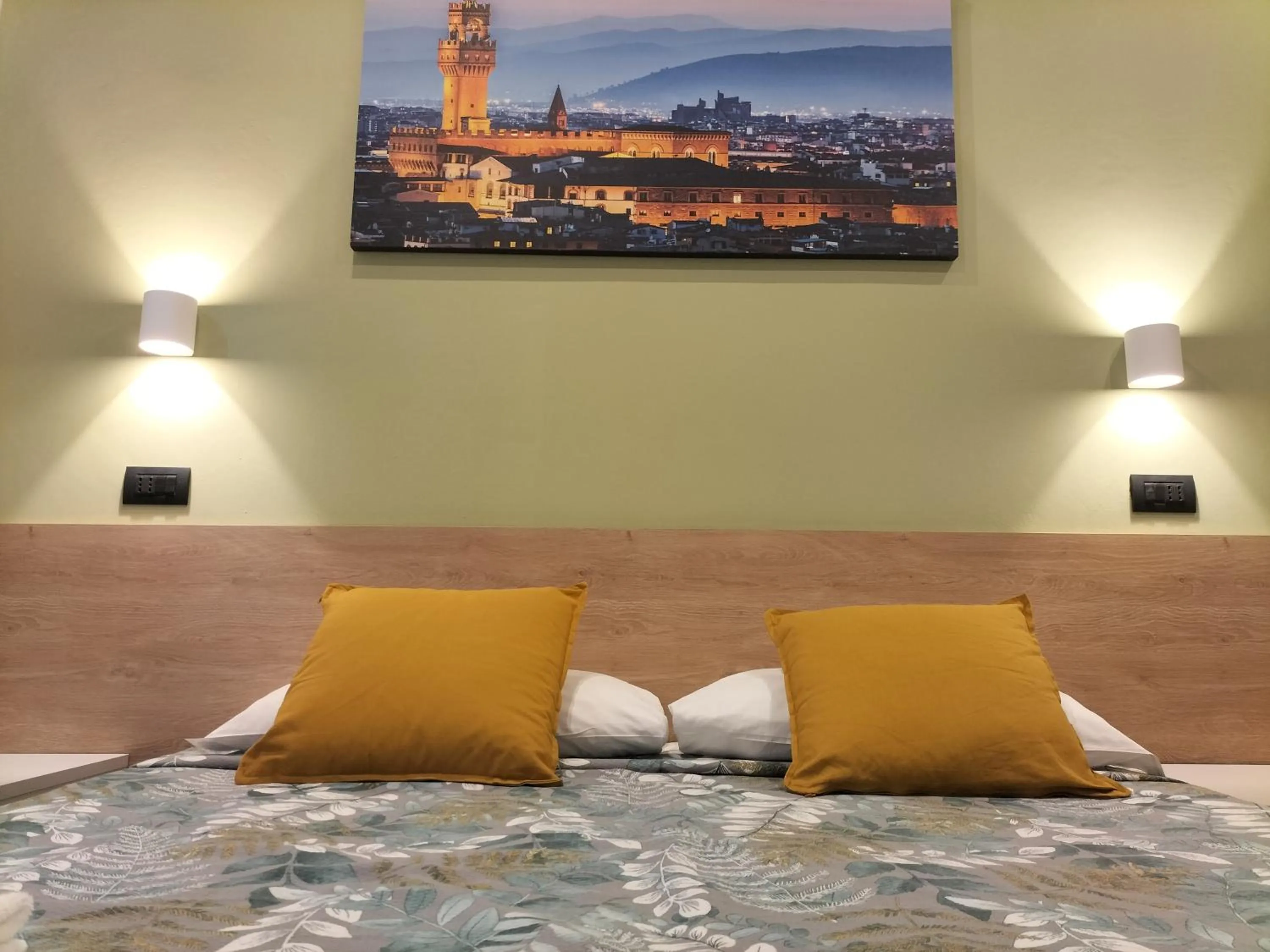 Bed in Hotel Camilla Guelfa