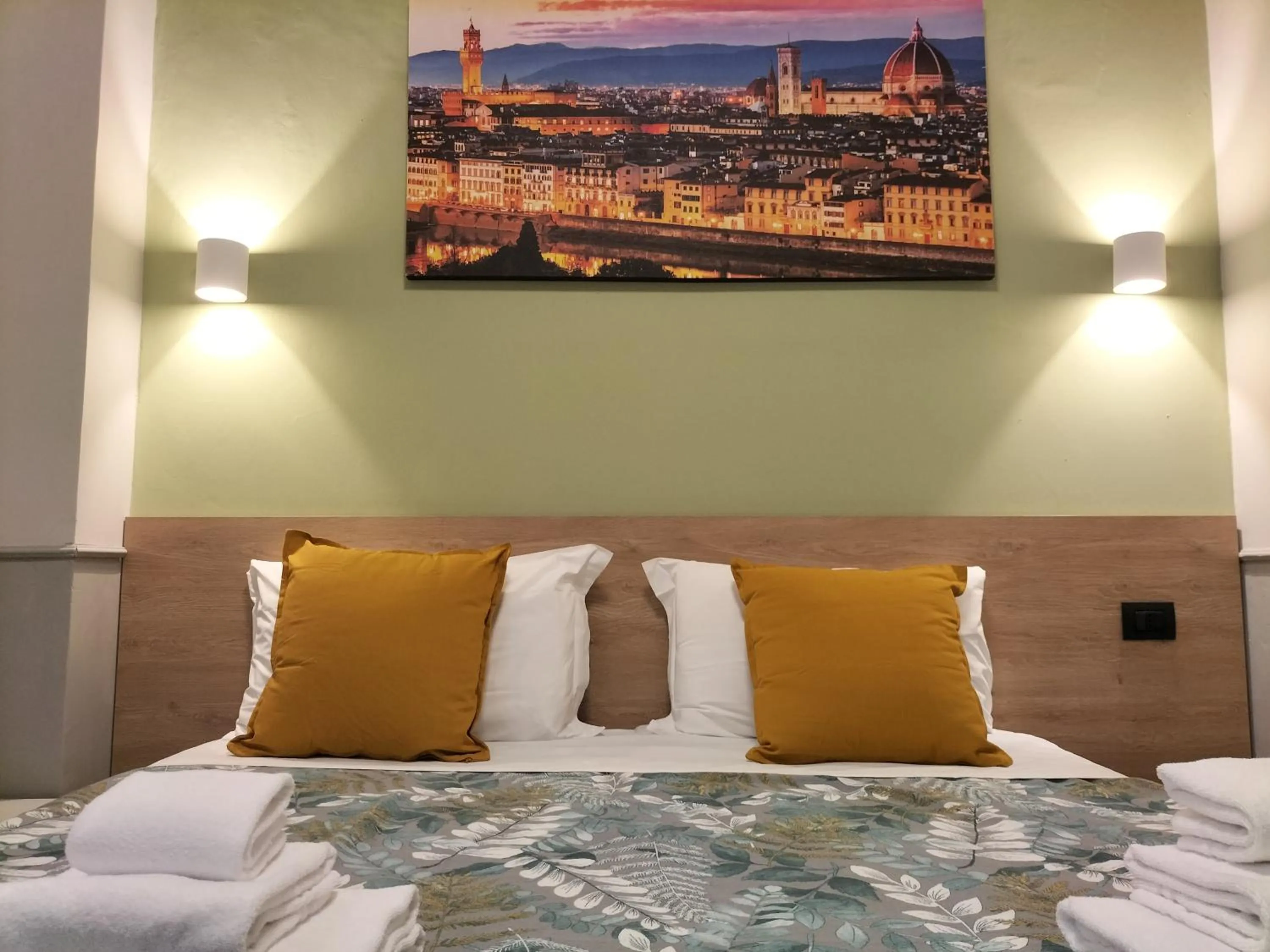 Bed in Hotel Camilla Guelfa