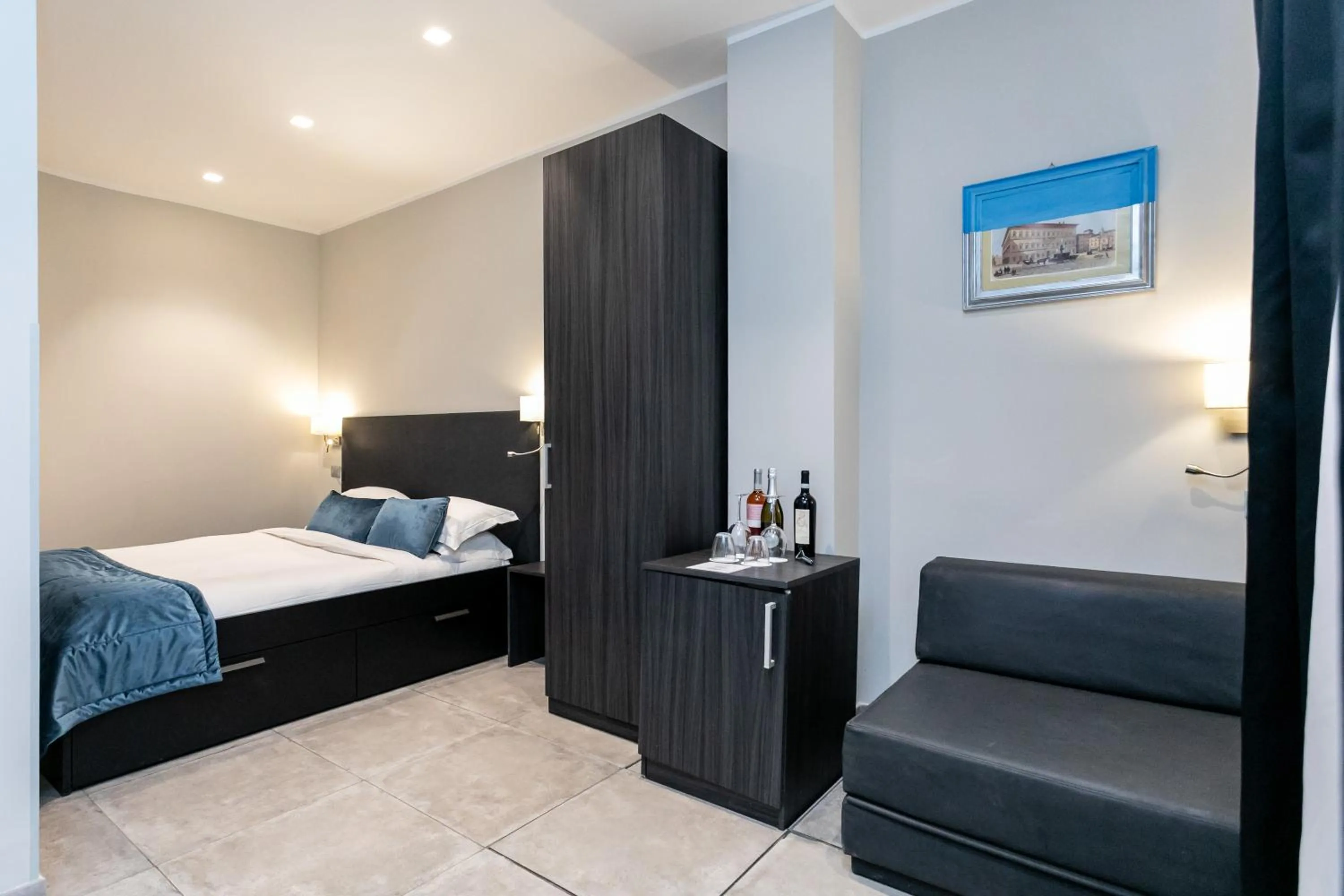 Bed in Cesare ai Cavalieri Suites