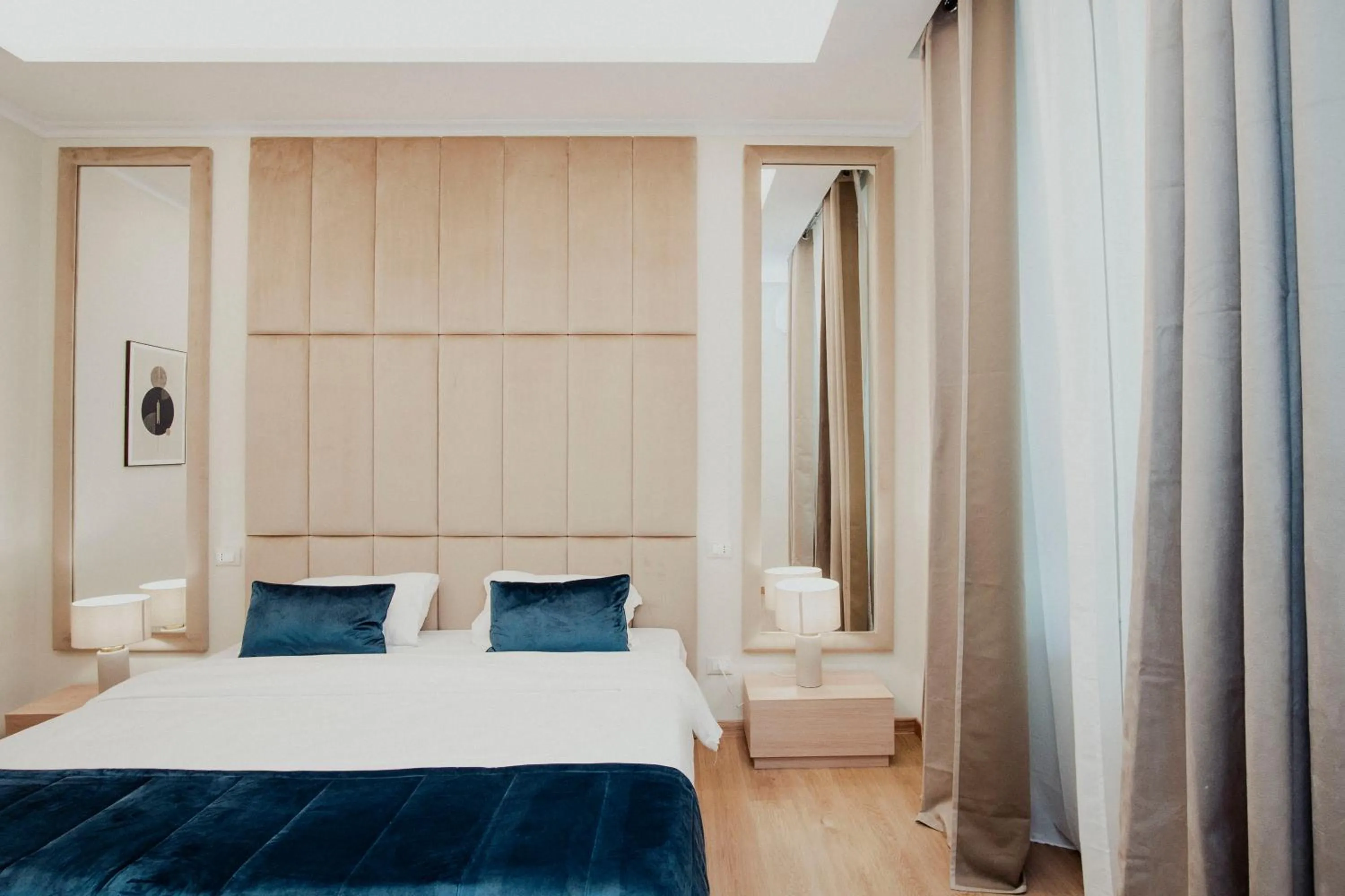 Bed in Cesare ai Cavalieri Suites