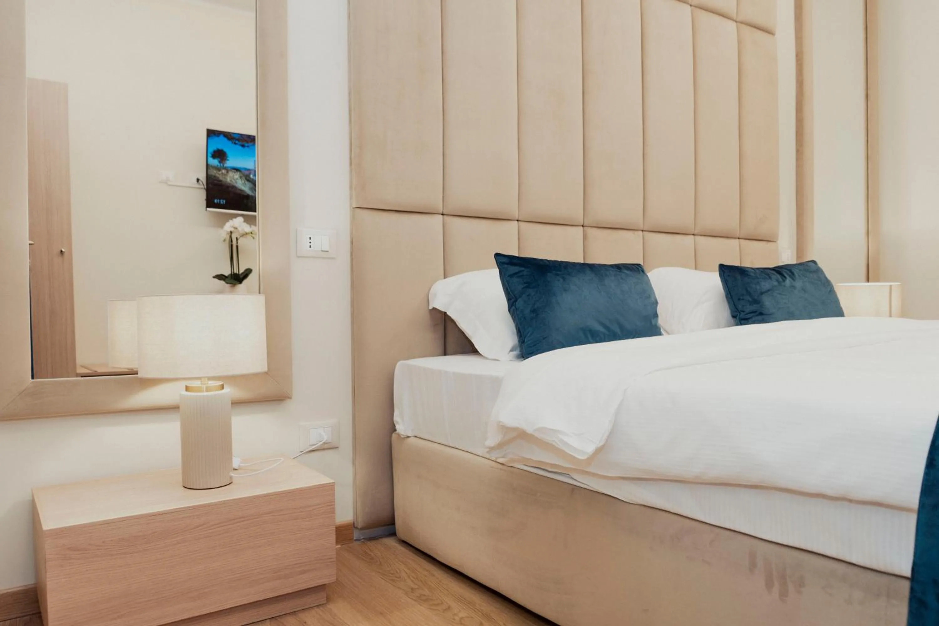 Bed in Cesare ai Cavalieri Suites