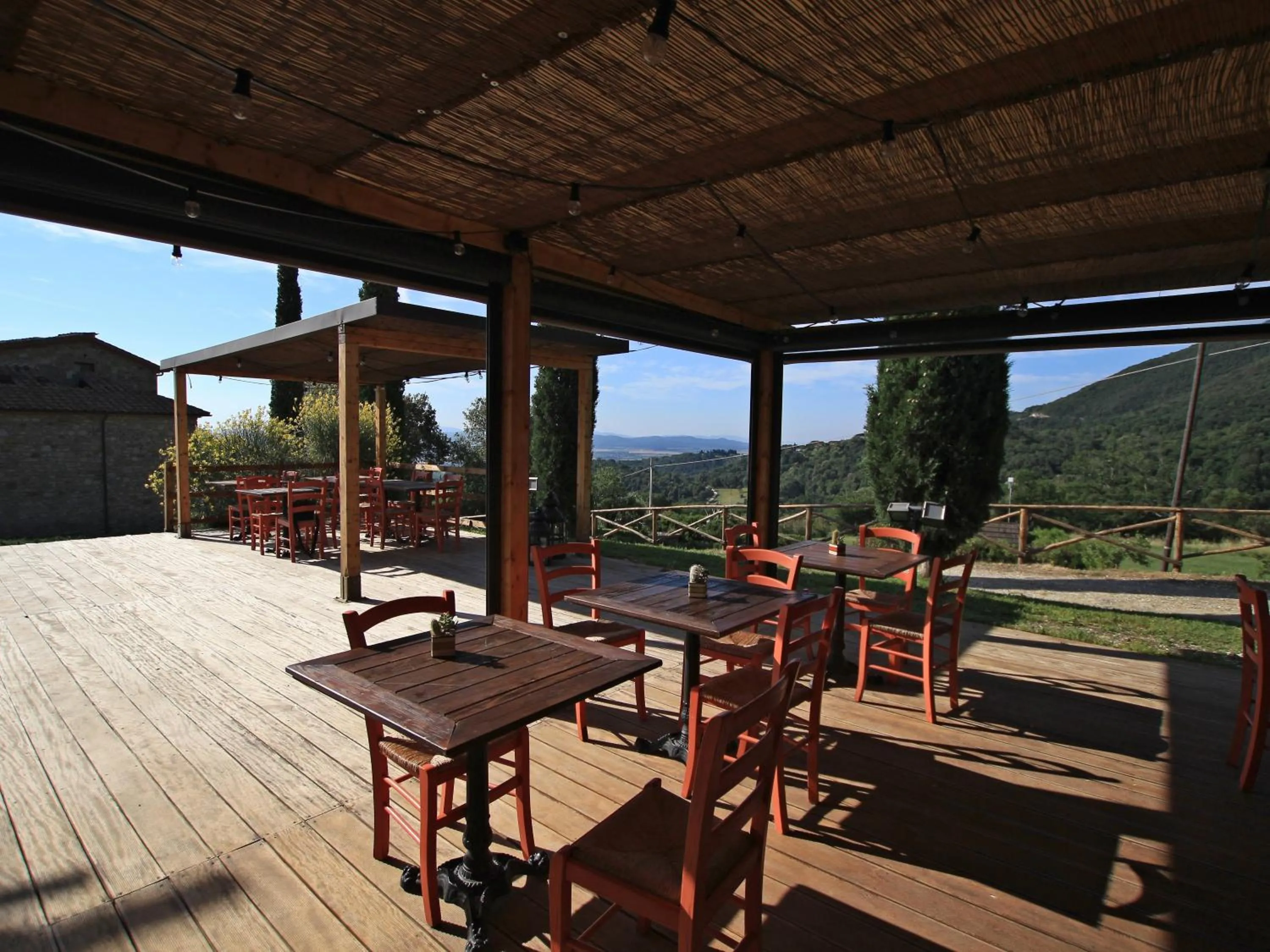 Balcony/Terrace in Agriturismo Boschi di Montecalvi