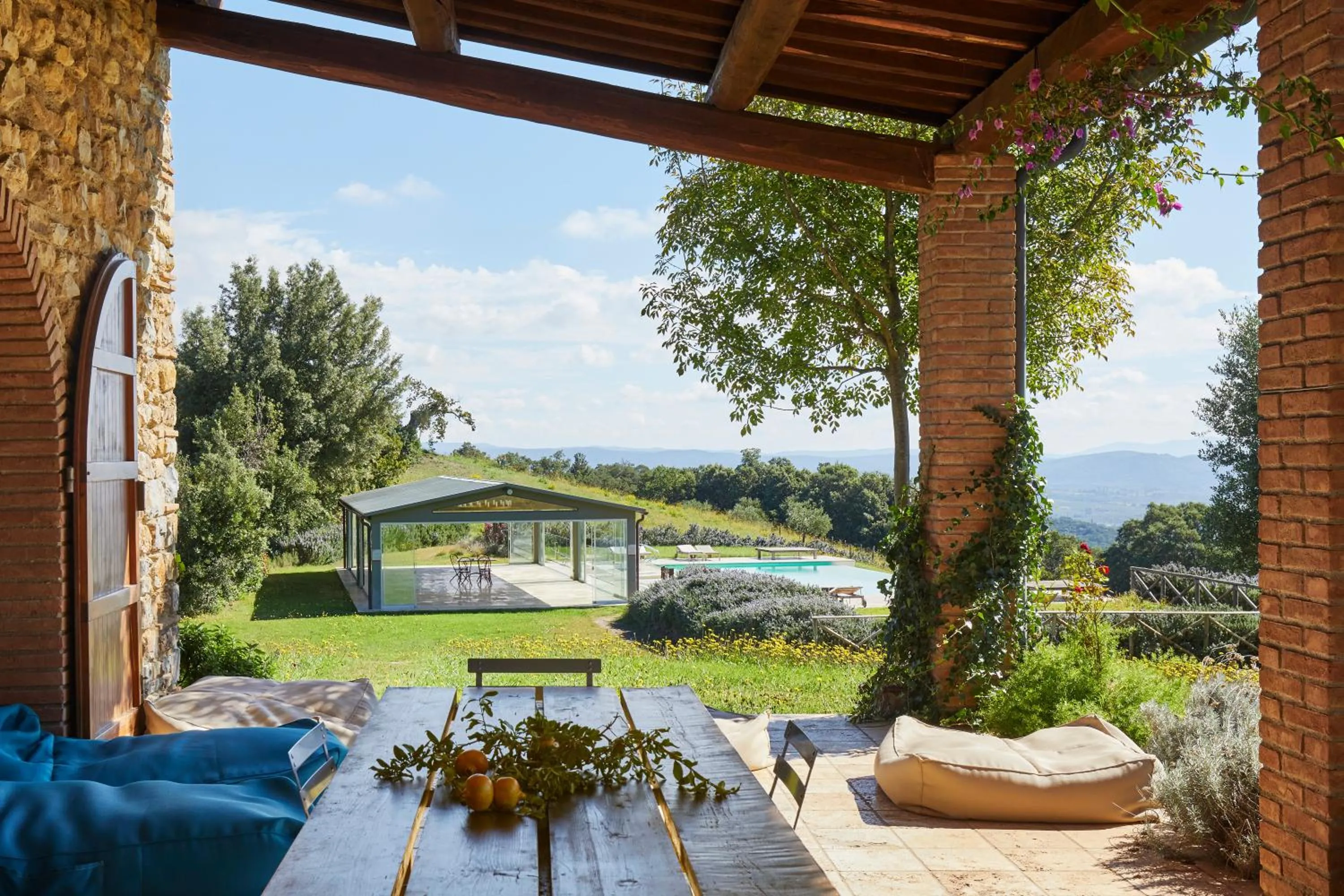 Patio in Agriturismo Boschi di Montecalvi