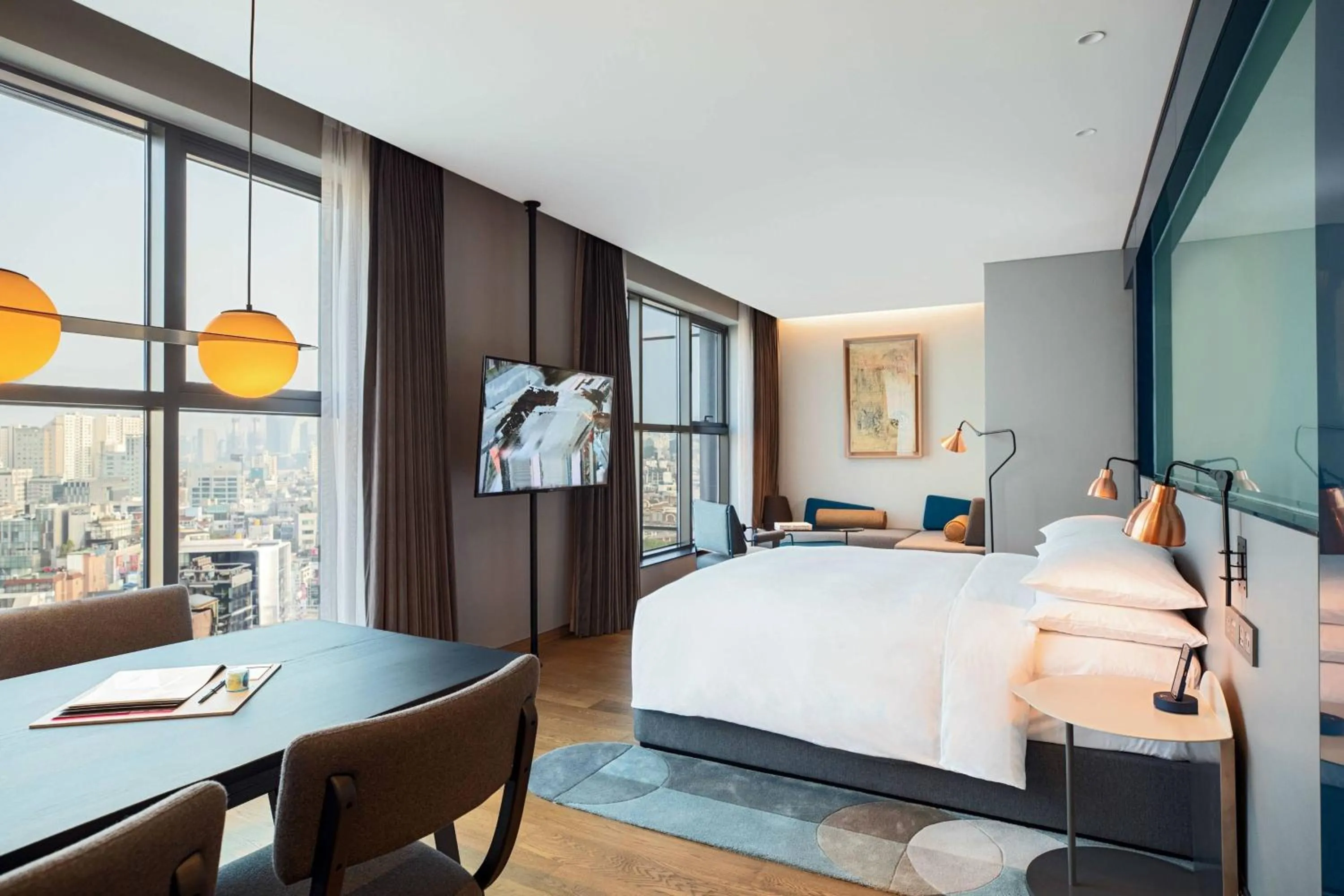 Photo of the whole room, Bed in RYSE, Autograph Collection