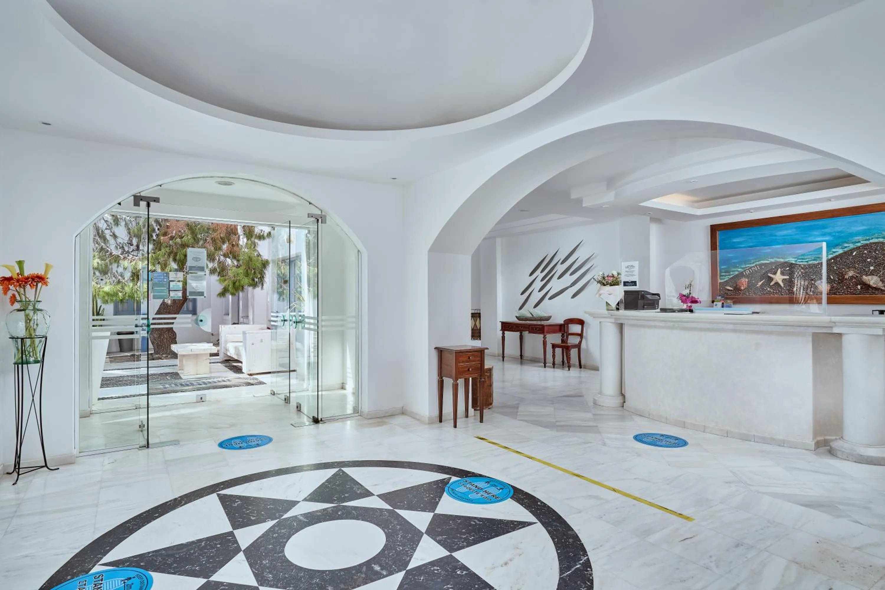 Lobby or reception in Meltemi Excelsior Suites