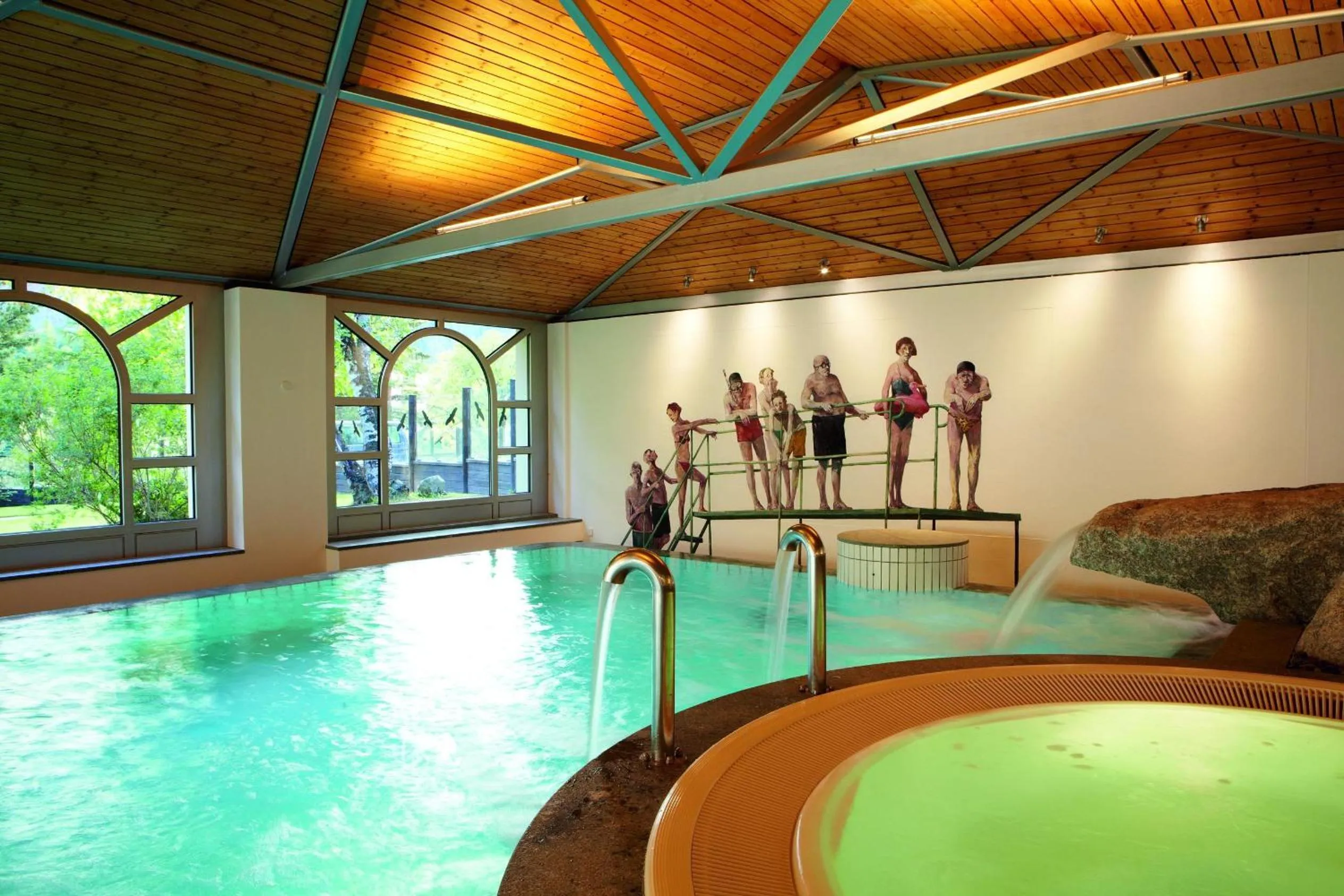 Swimming pool in Hotel Walther - Relais & Châteaux