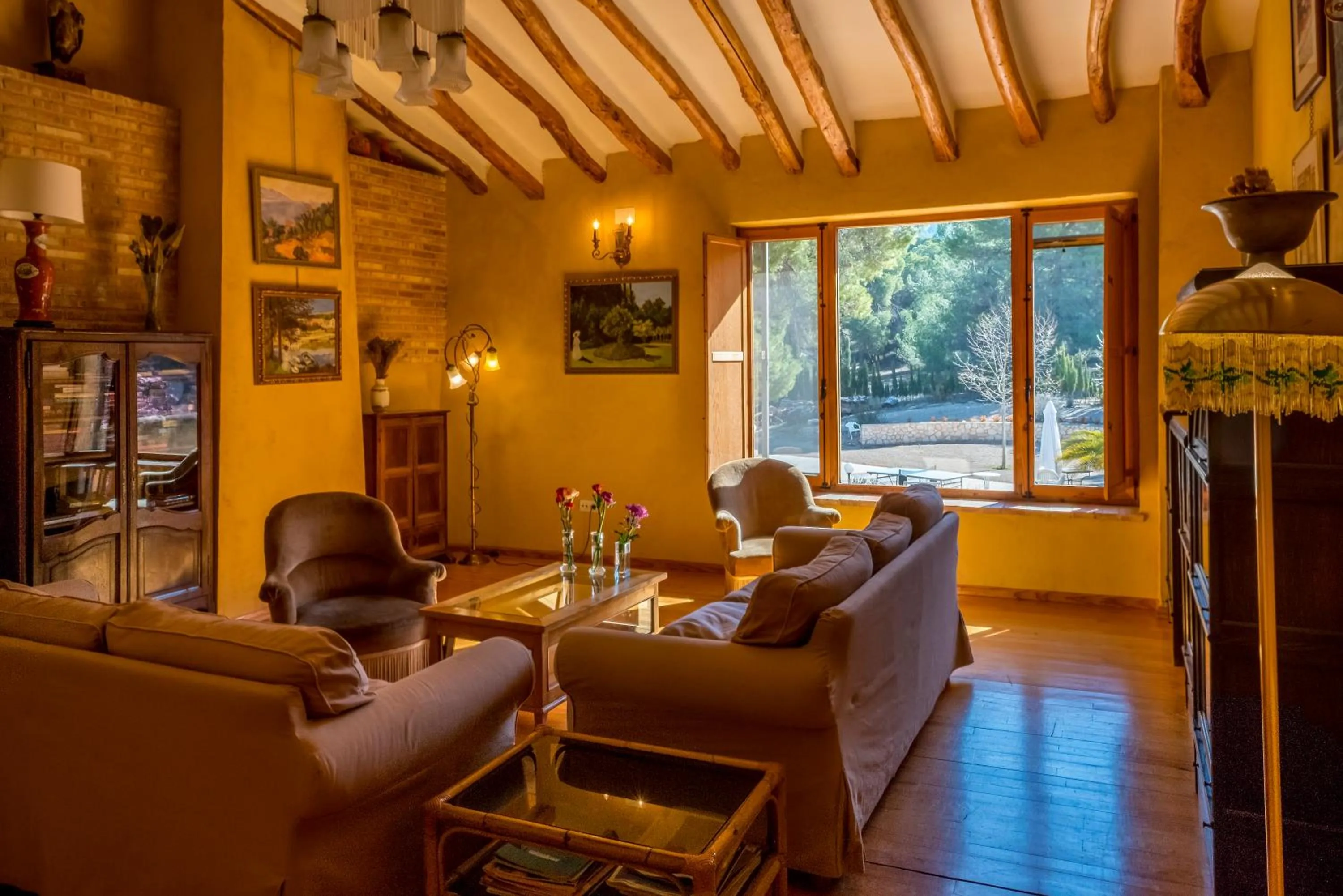 Living room in Hotel Rural Mas Fontanelles