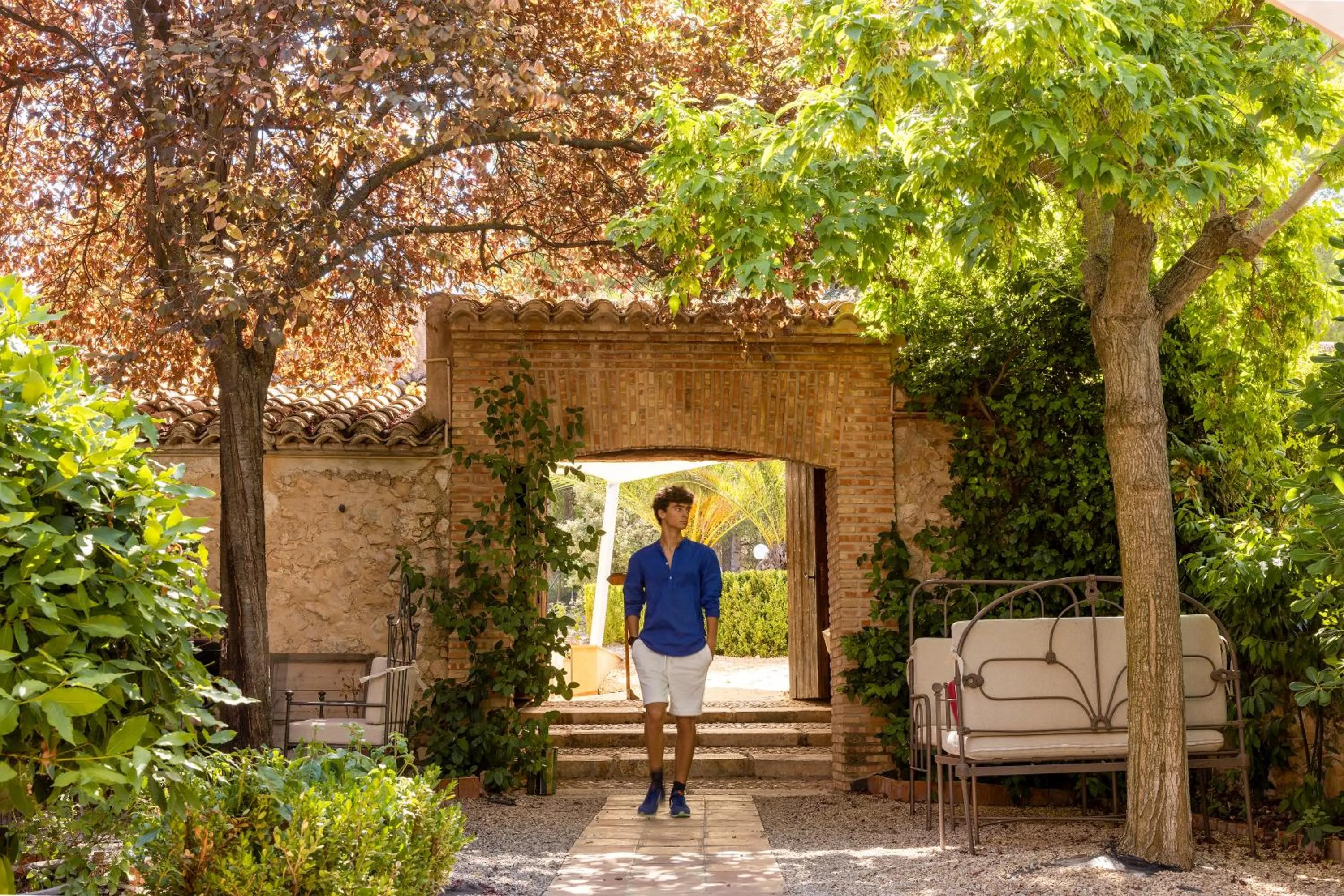 Garden in Hotel Rural Mas Fontanelles