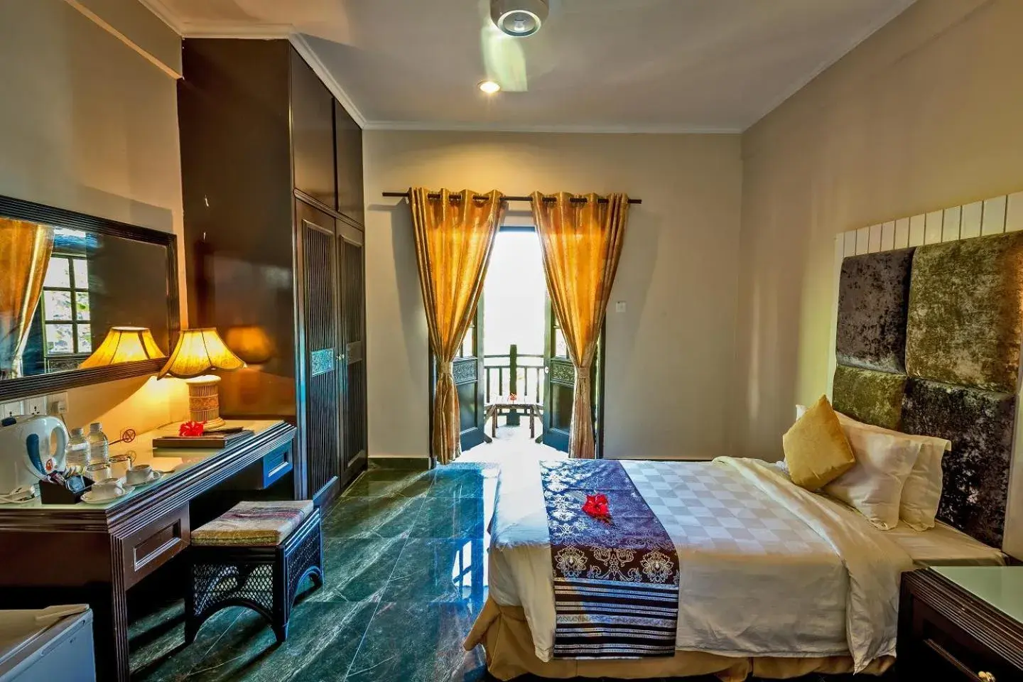 View (from property/room), Bed in Beringgis Beach Resort & Spa View (from property/room), Bed in Beringgis Beach Resort & Spa