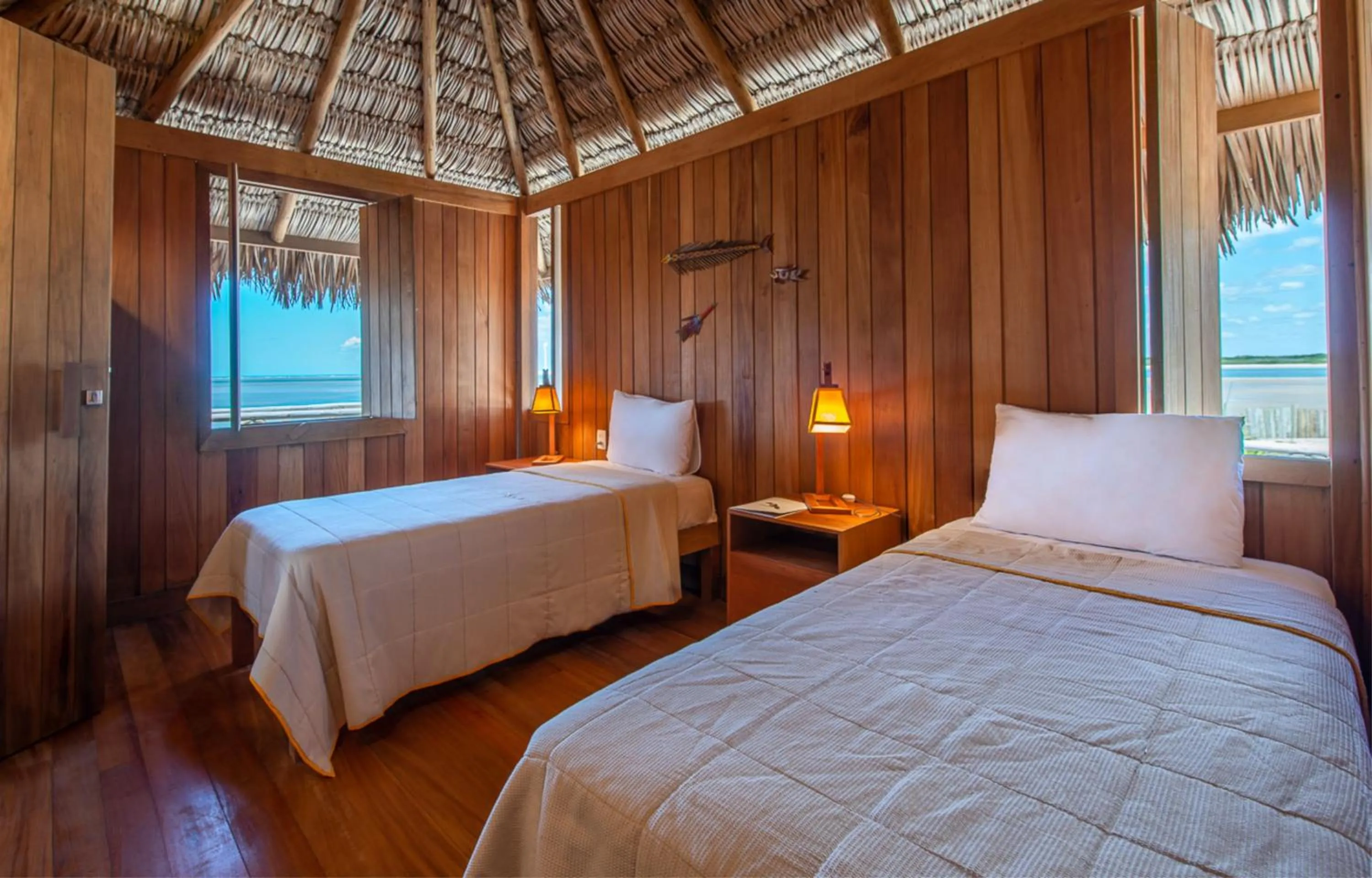 Bed in Jaguaribe Lodge e Kite