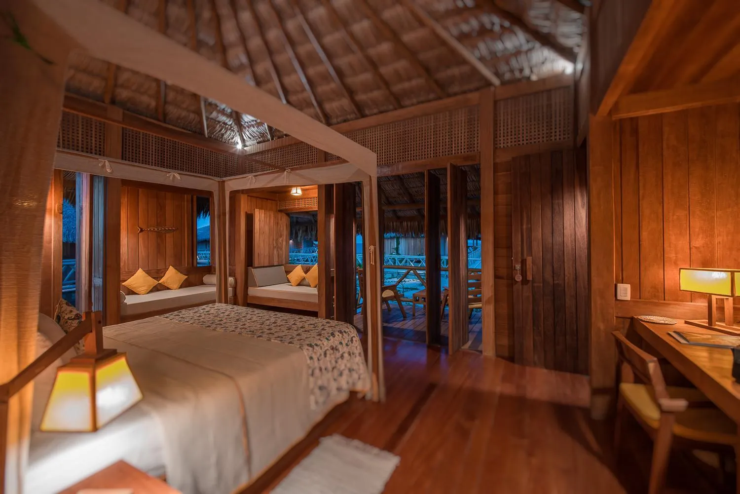 Bed in Jaguaribe Lodge e Kite