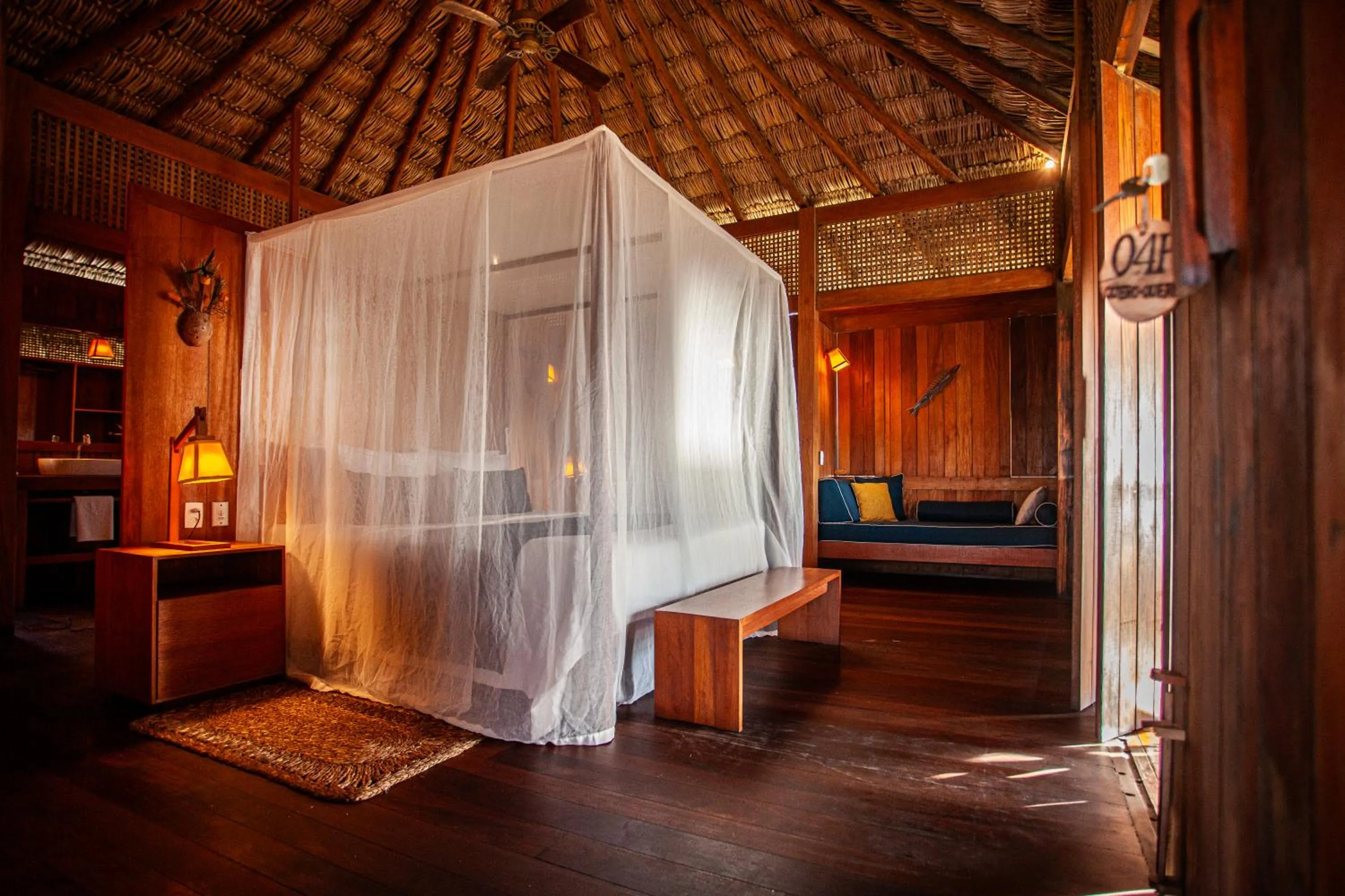 Bed in Jaguaribe Lodge e Kite