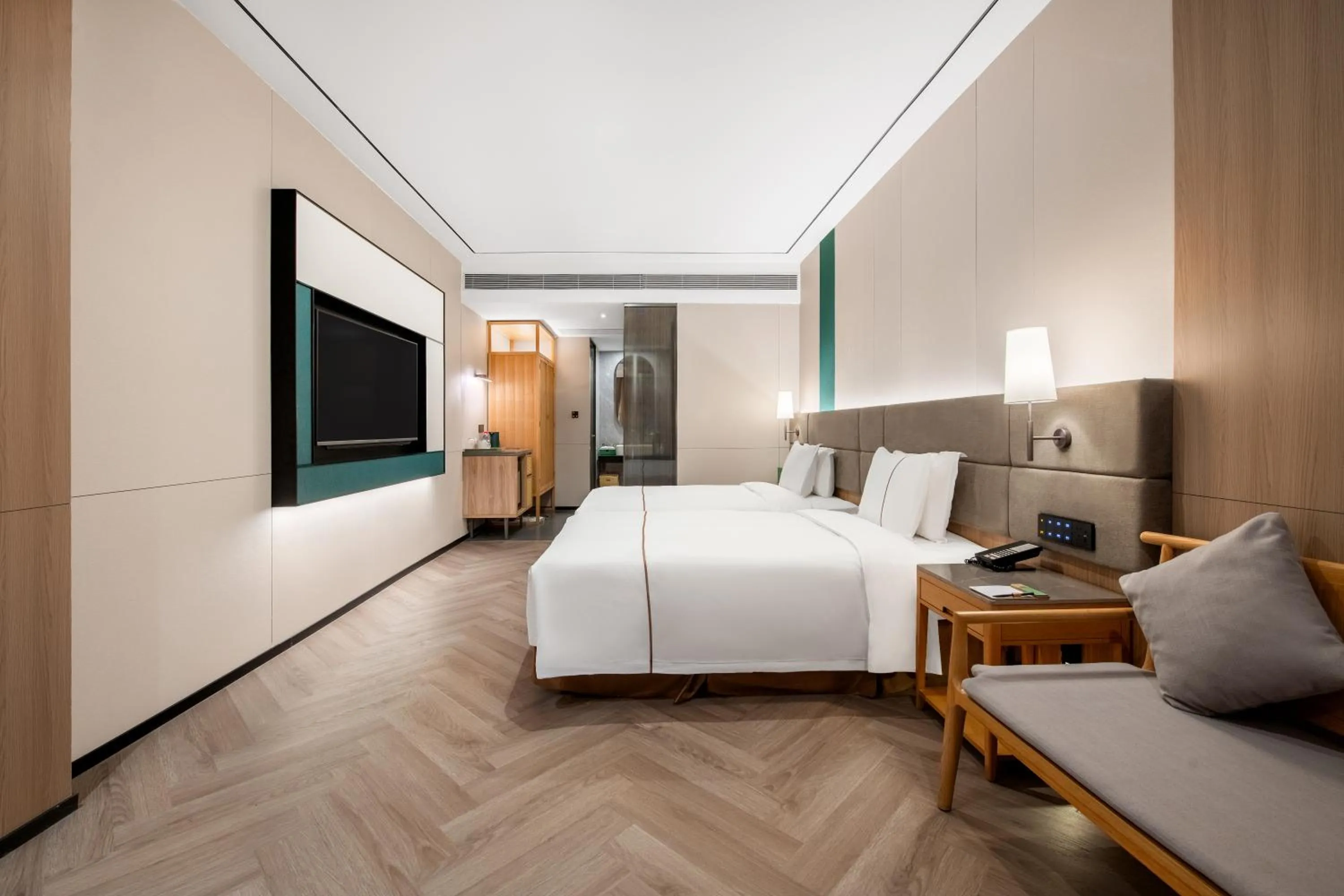 Bed in H' Elite Hotel