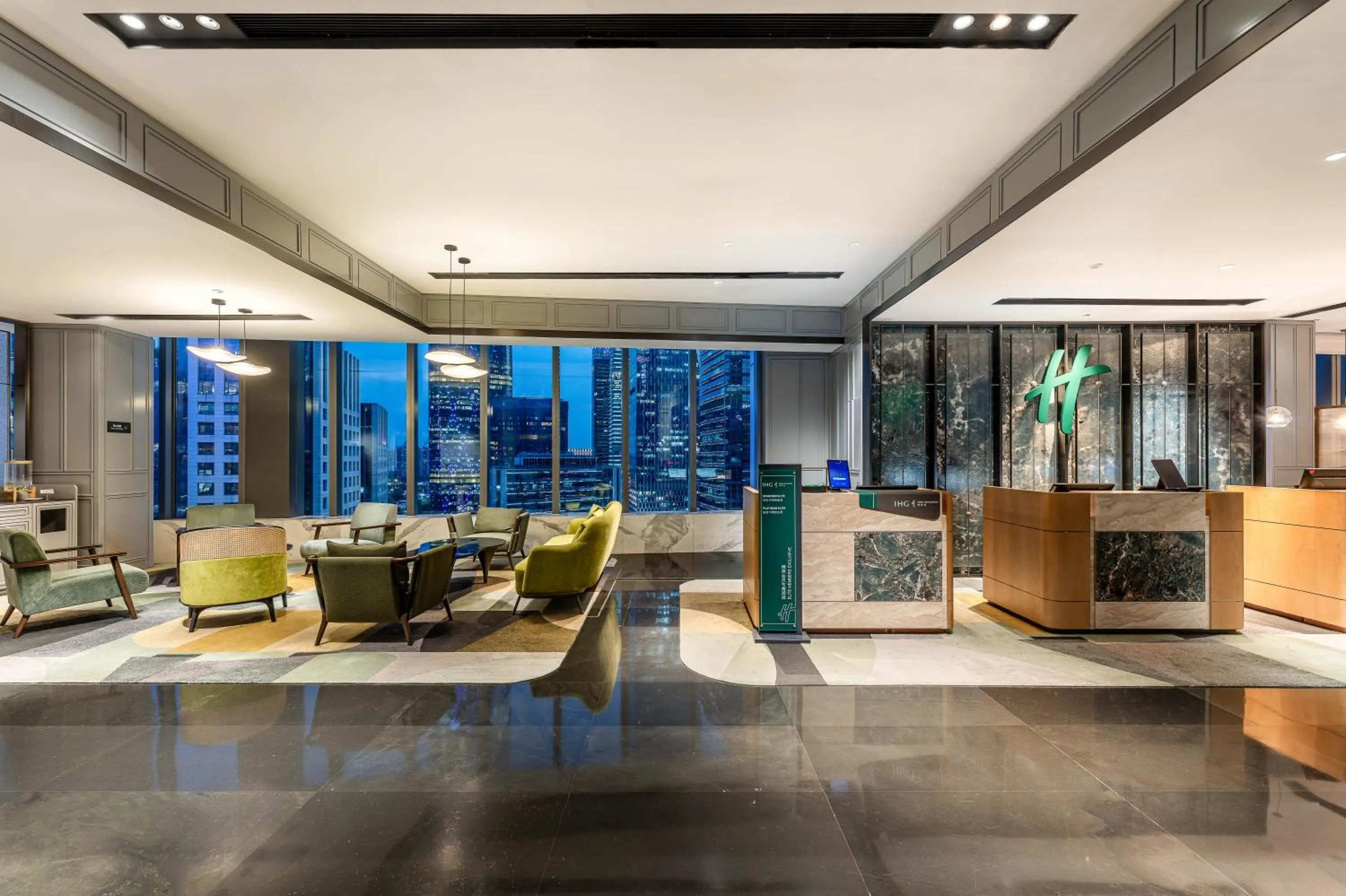 Lobby or reception in Holiday Inn Guangzhou Zhujiang New Town