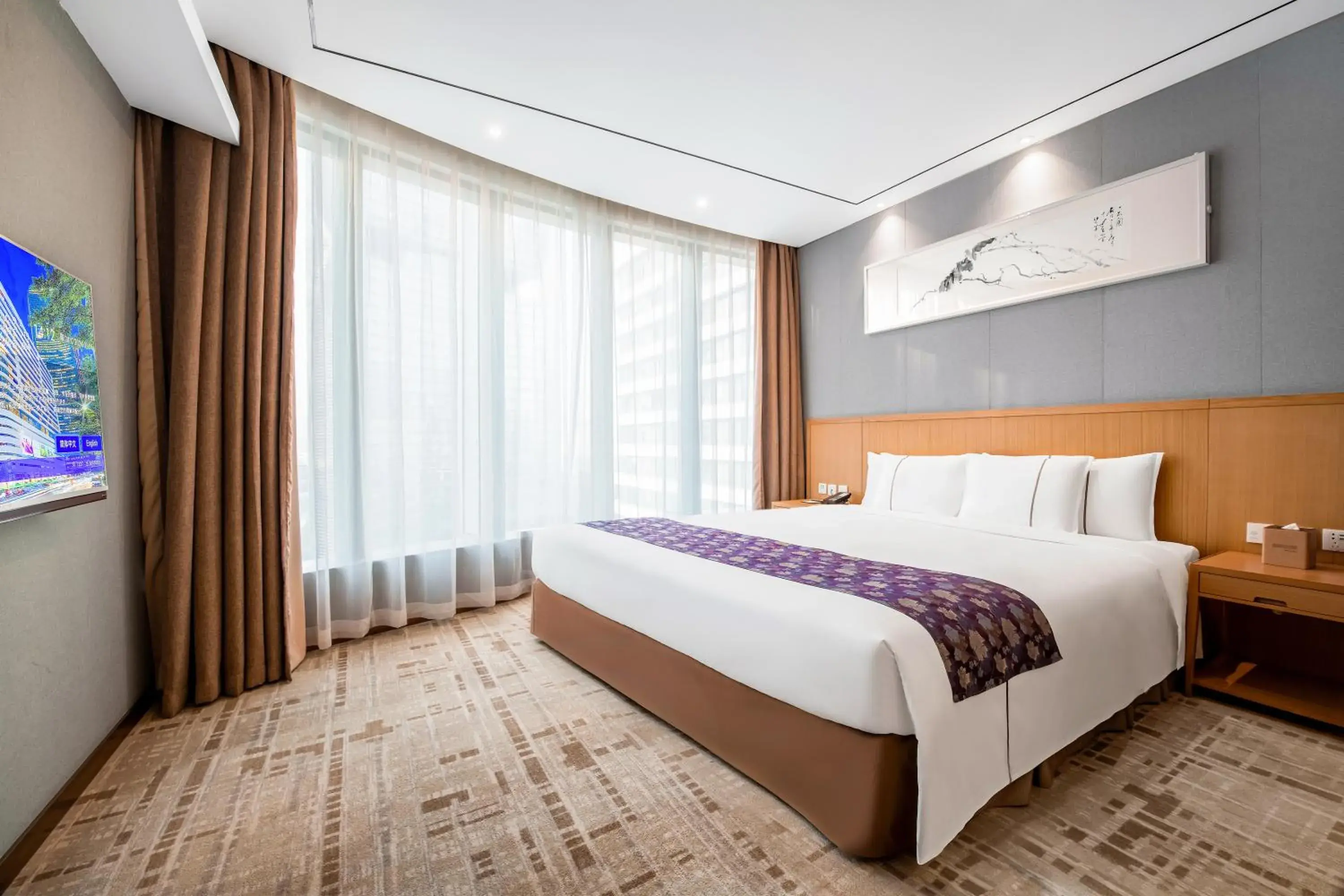 Bed in H' Elite Hotel