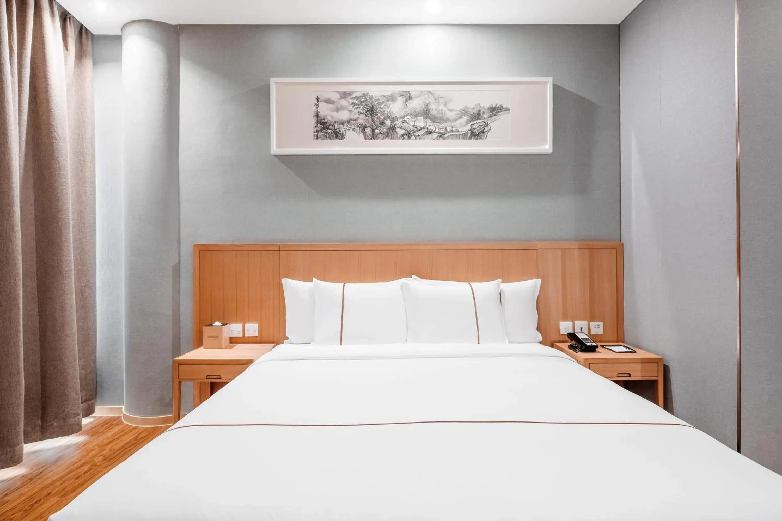 Bed in H' Elite Hotel