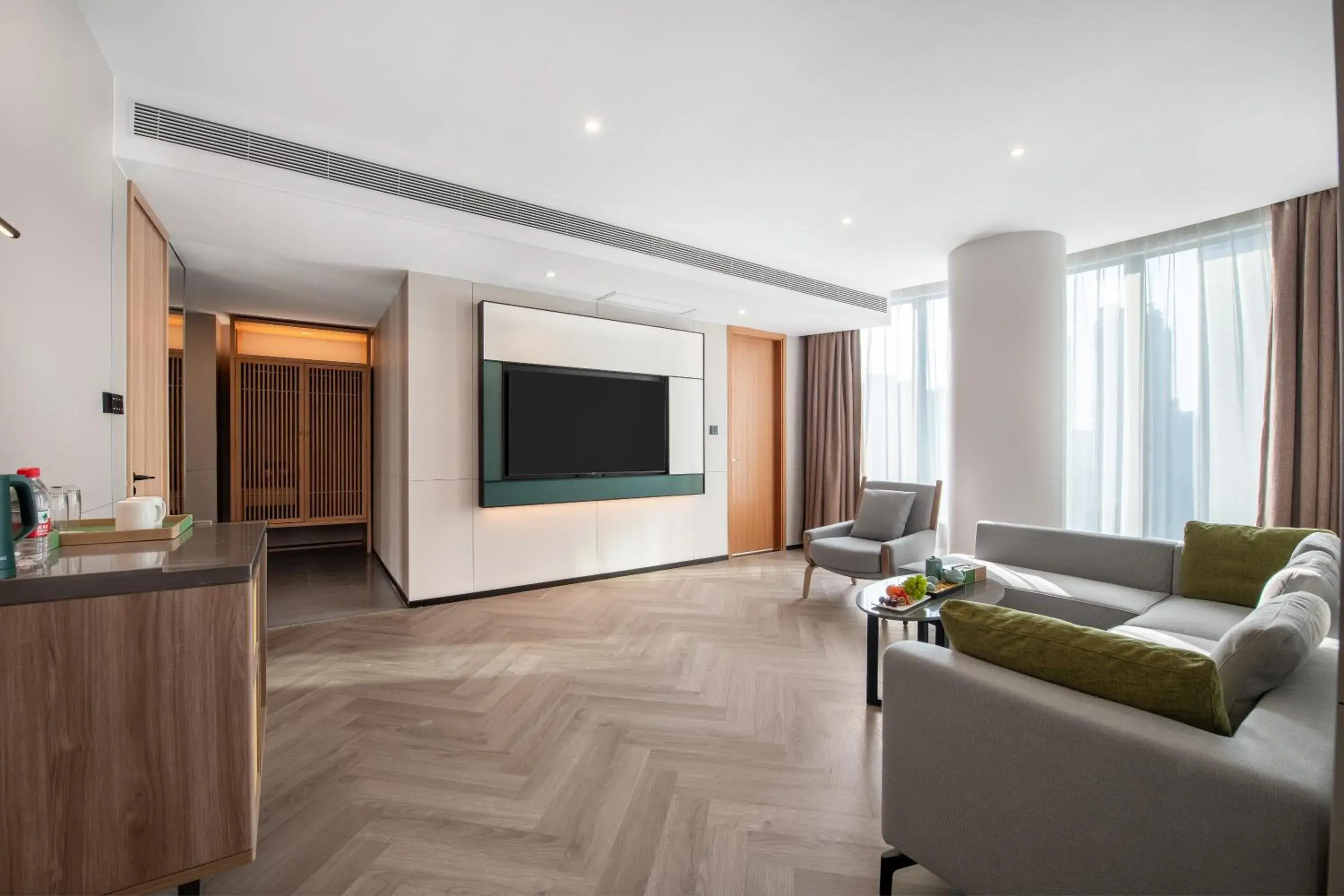 Living room in Holiday Inn Guangzhou Zhujiang New Town Living room in Holiday Inn Guangzhou Zhujiang New Town