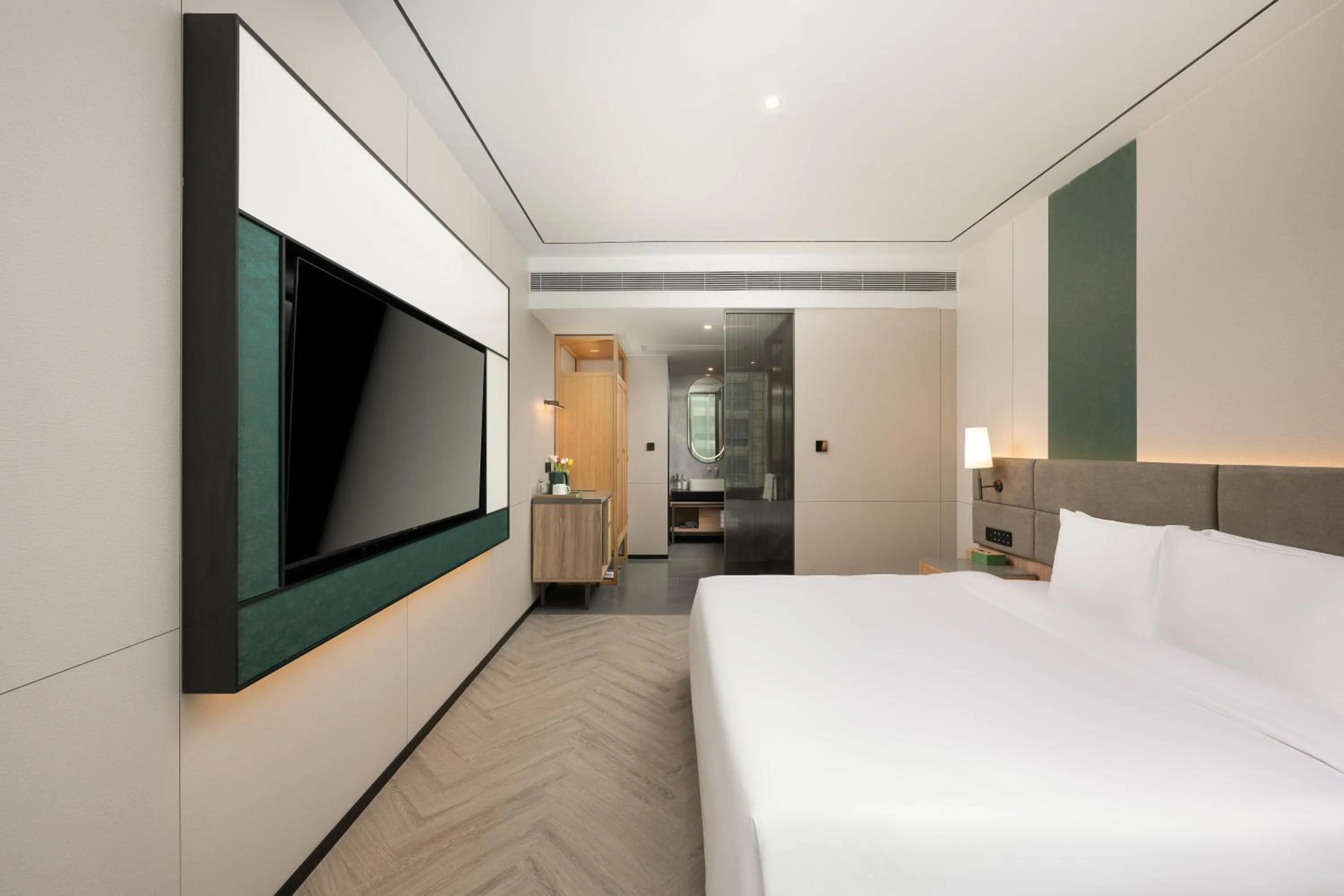 Bed in Holiday Inn Guangzhou Zhujiang New Town