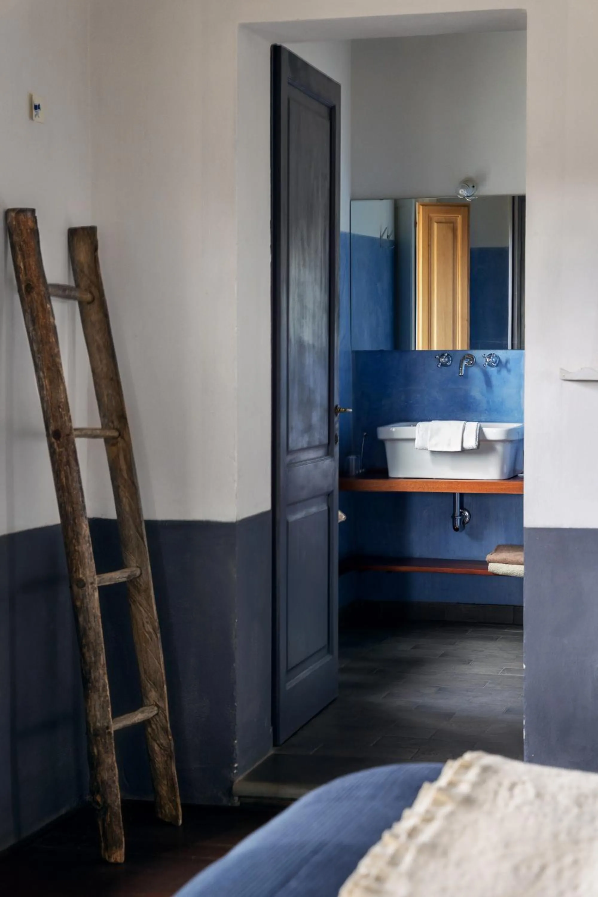 Bathroom, Bed in Agriturismo San Martino