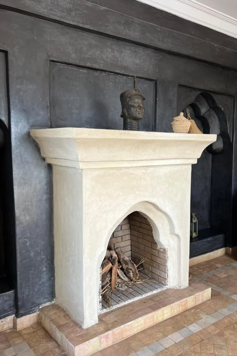 fireplace in Domaine de l'Arganeraie