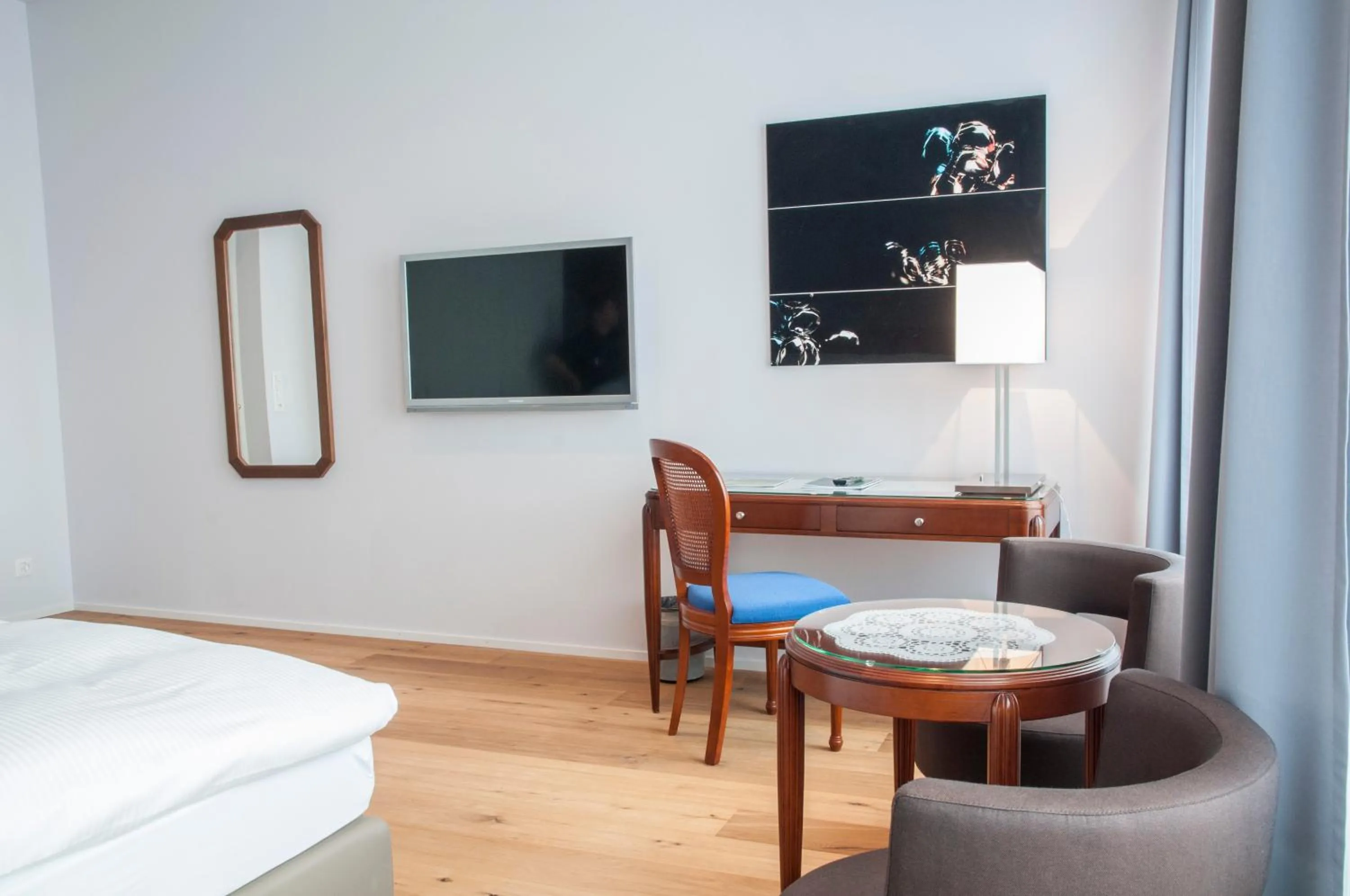 Bed in Hotel Beau Rivage Weggis