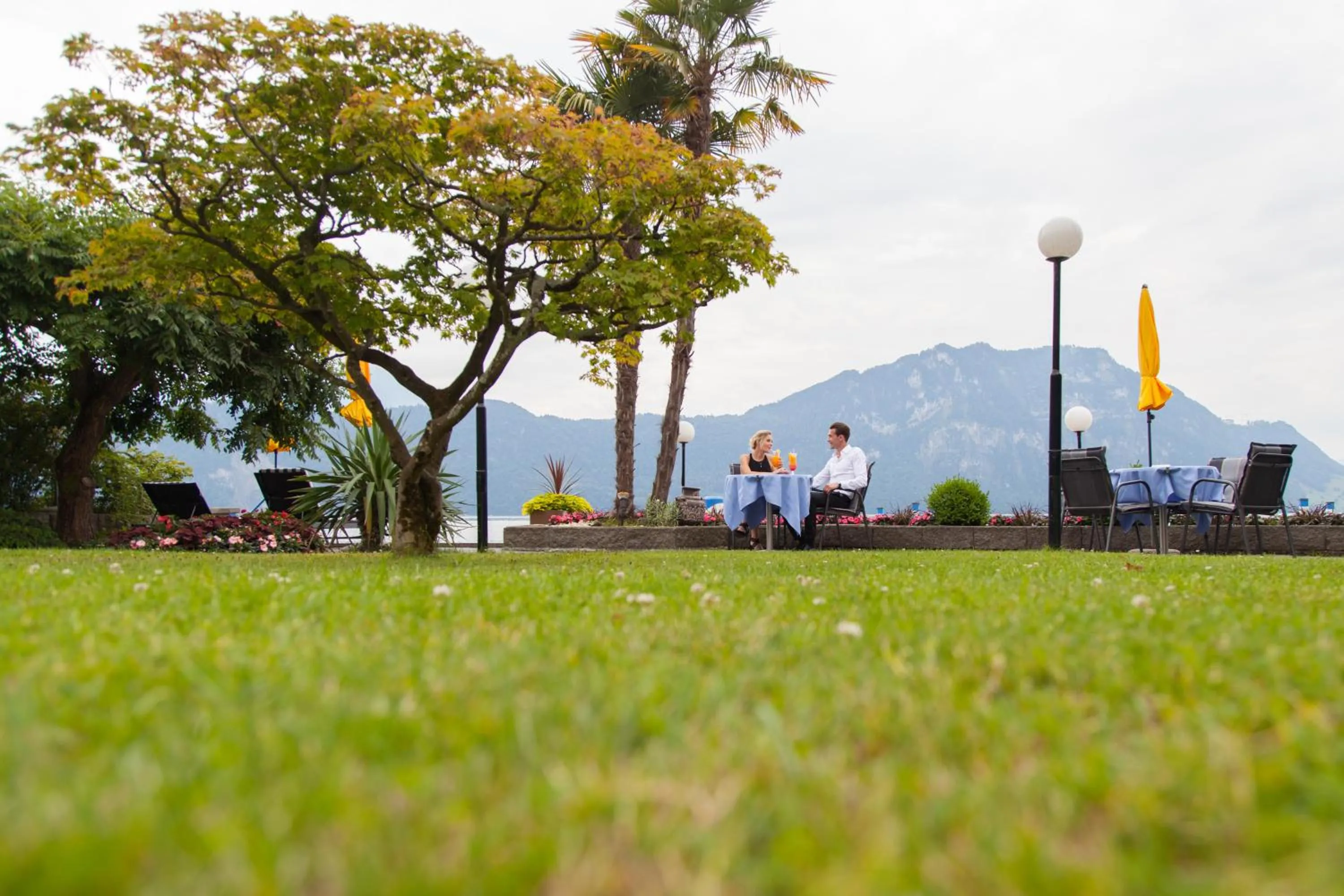 Garden in Hotel Beau Rivage Weggis