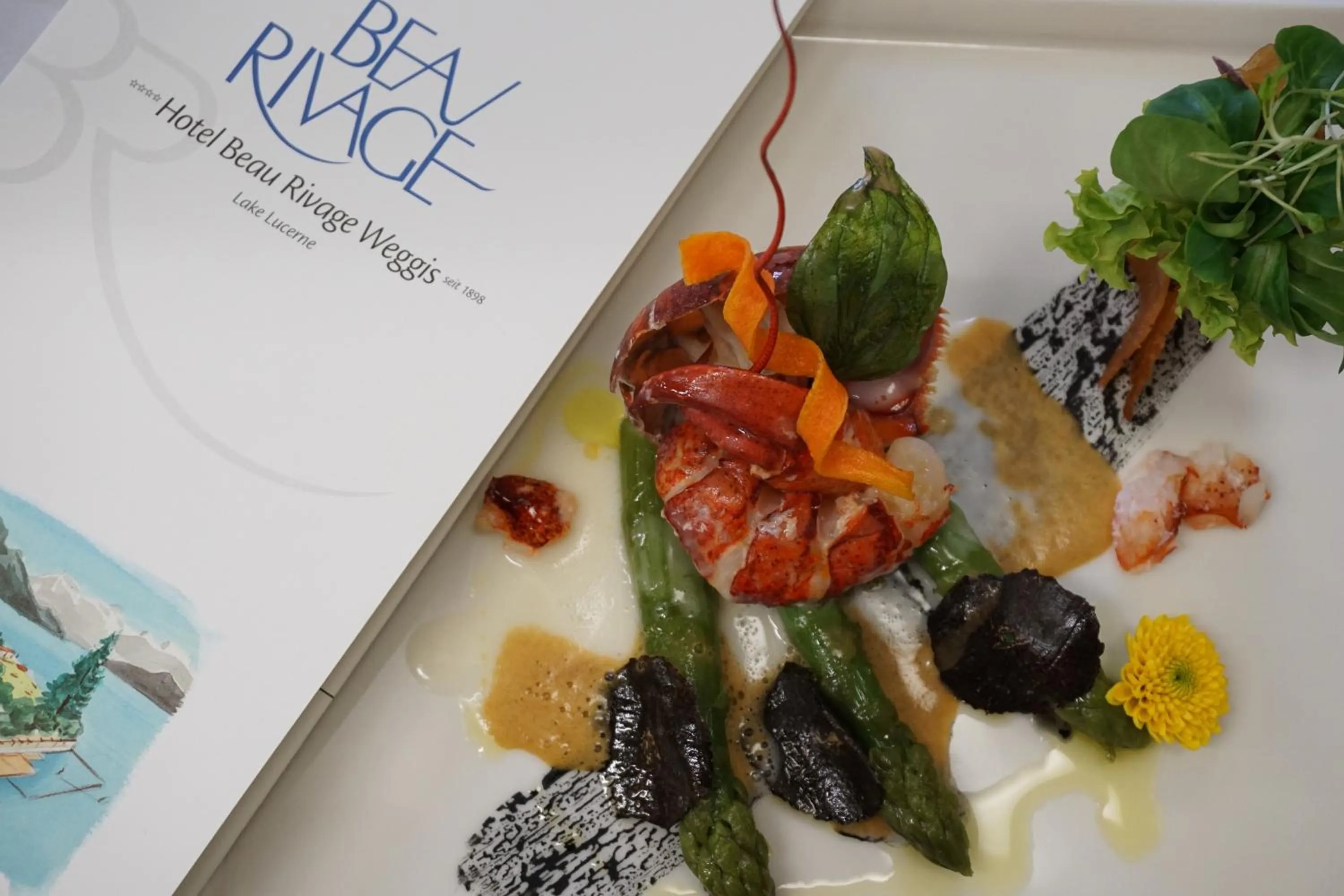 Food close-up in Hotel Beau Rivage Weggis