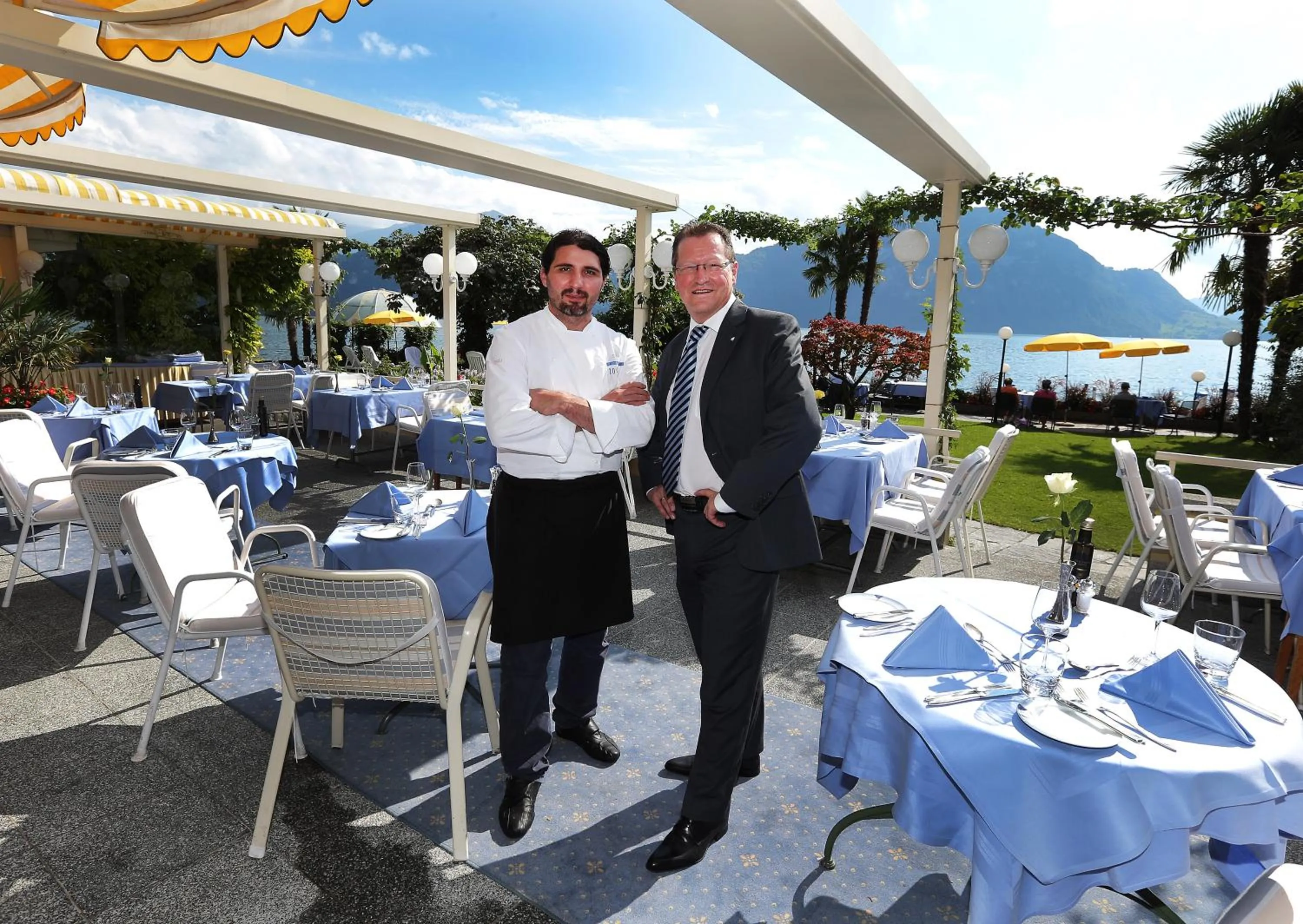 Restaurant/places to eat in Hotel Beau Rivage Weggis