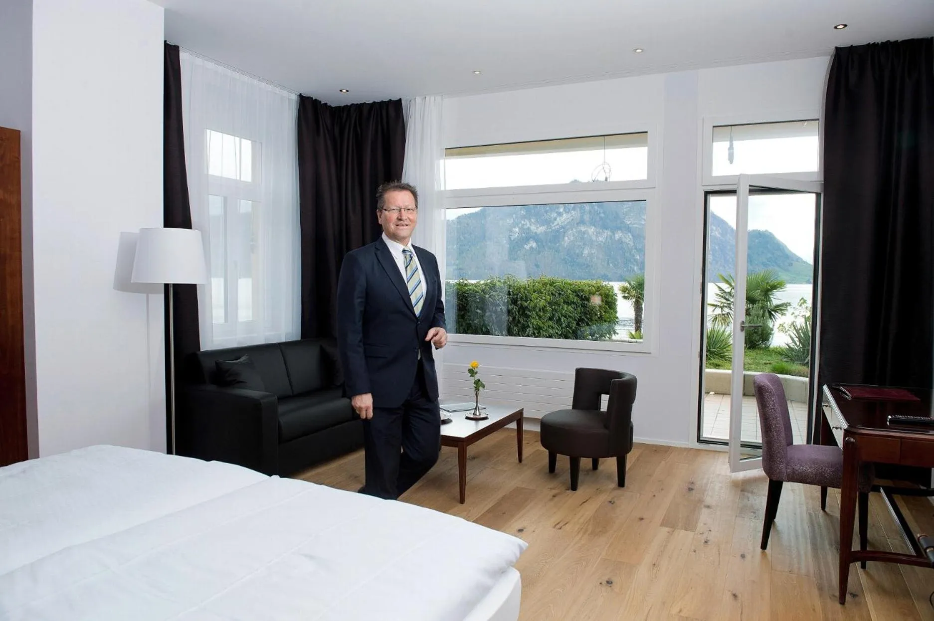 People in Hotel Beau Rivage Weggis