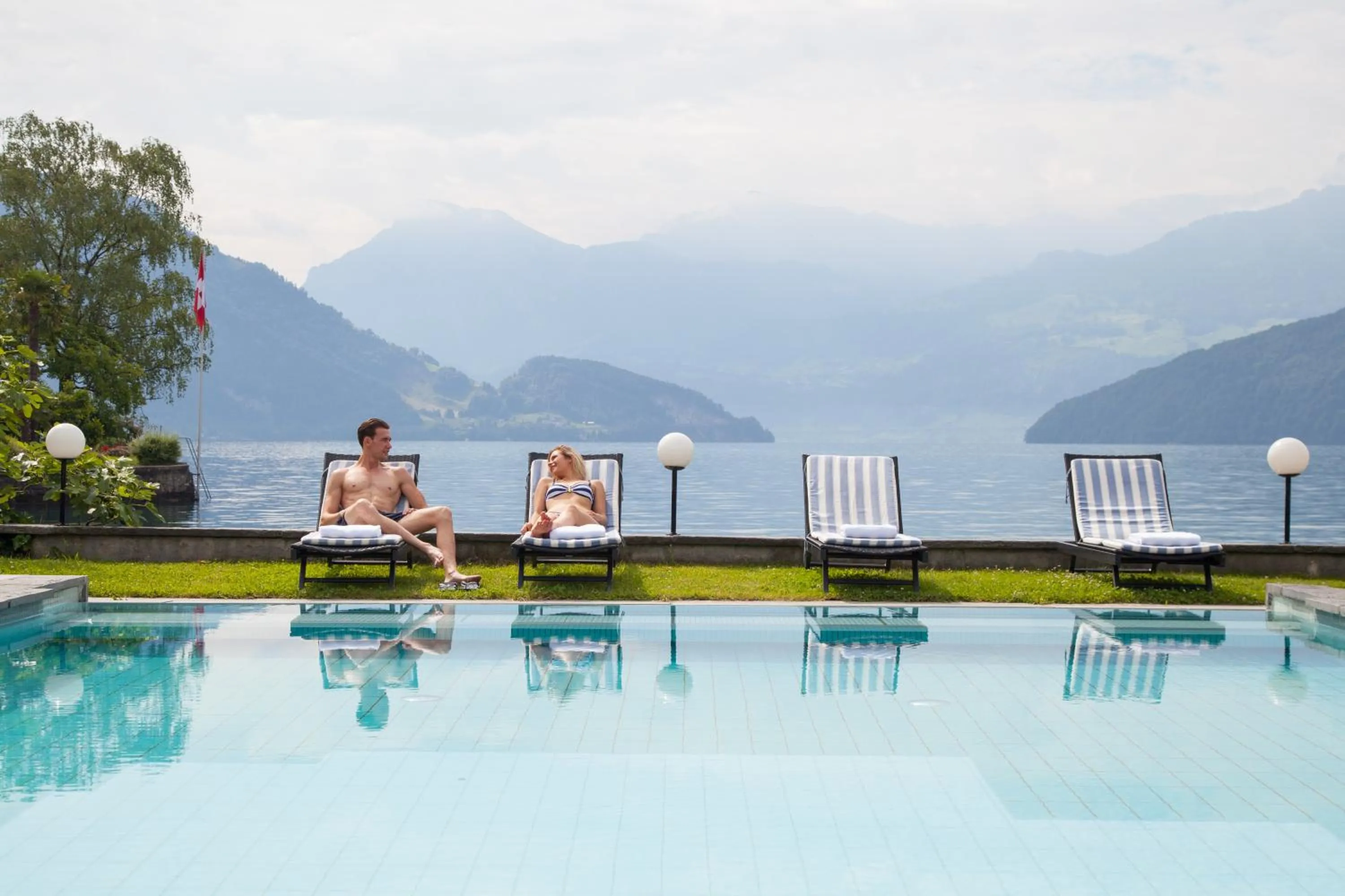 Spa and wellness centre/facilities in Hotel Beau Rivage Weggis