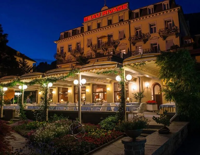 Garden in Hotel Beau Rivage Weggis