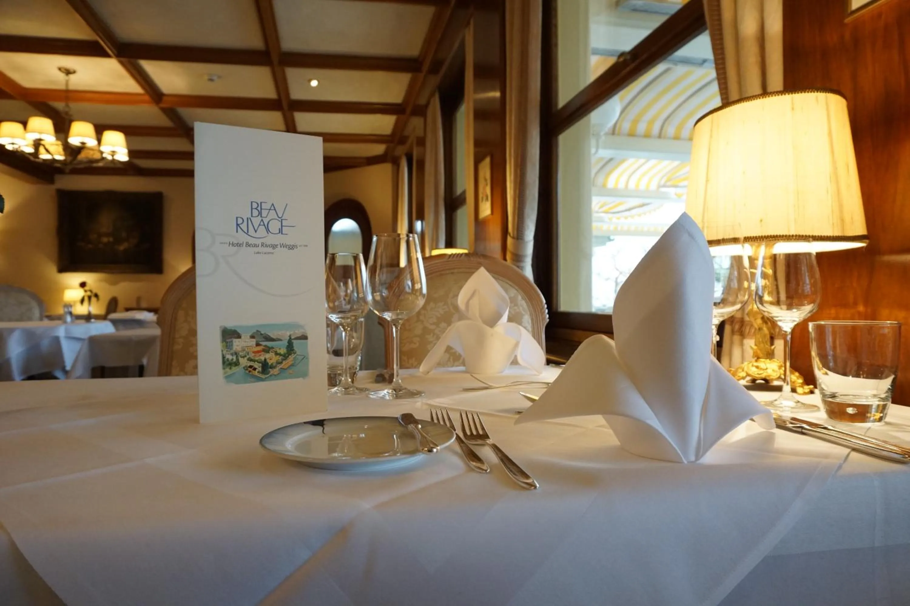 Restaurant/places to eat in Hotel Beau Rivage Weggis