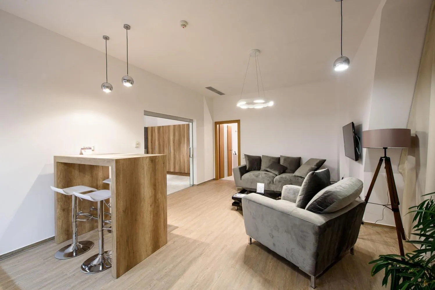 Living room in Karoly Corner Residences