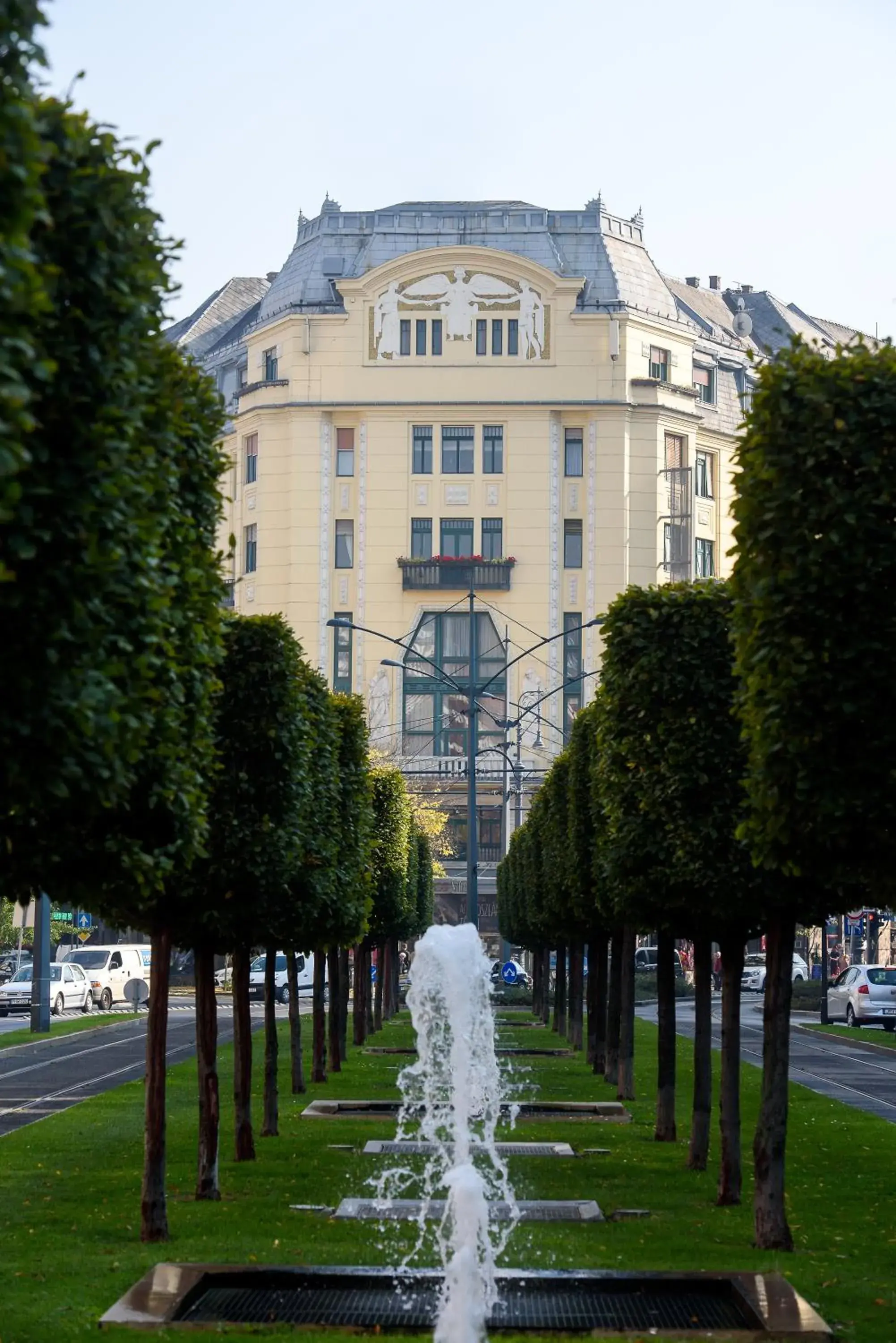 Facade/entrance in Karoly Corner Residences Facade/entrance in Karoly Corner Residences