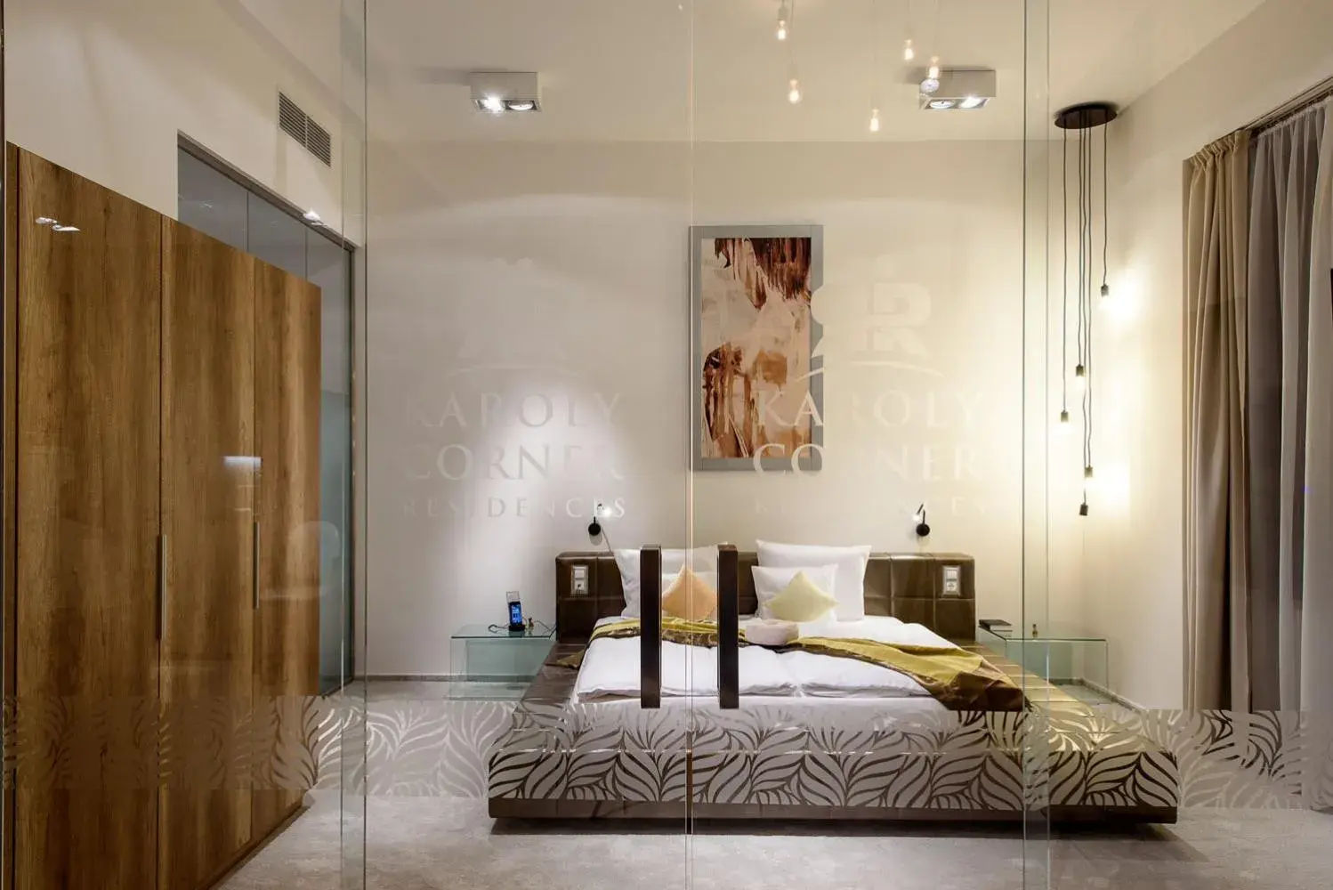 Bedroom, Bed in Karoly Corner Residences Bedroom, Bed in Karoly Corner Residences