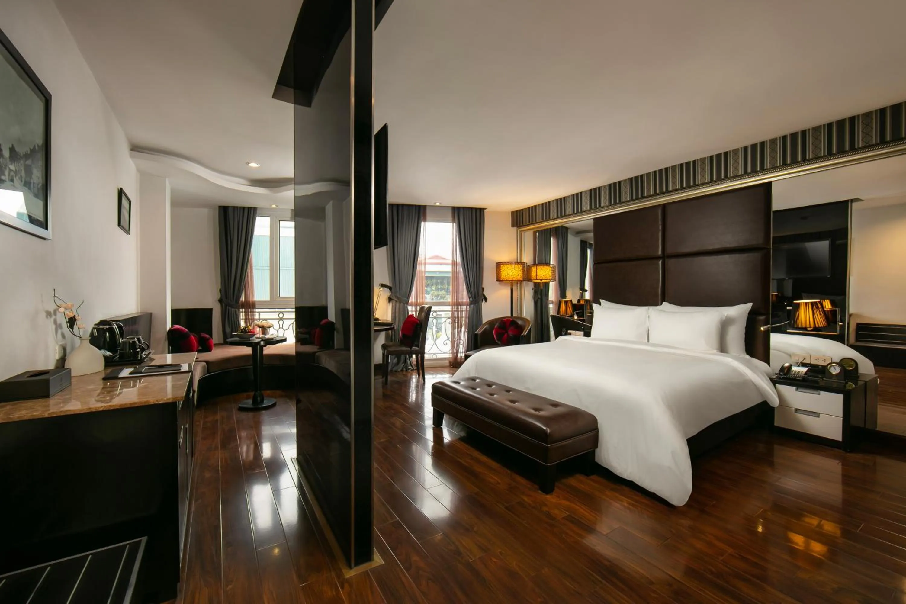 Photo of the whole room, Bed in La Nueva Boutique Hotel Hanoi & Spa