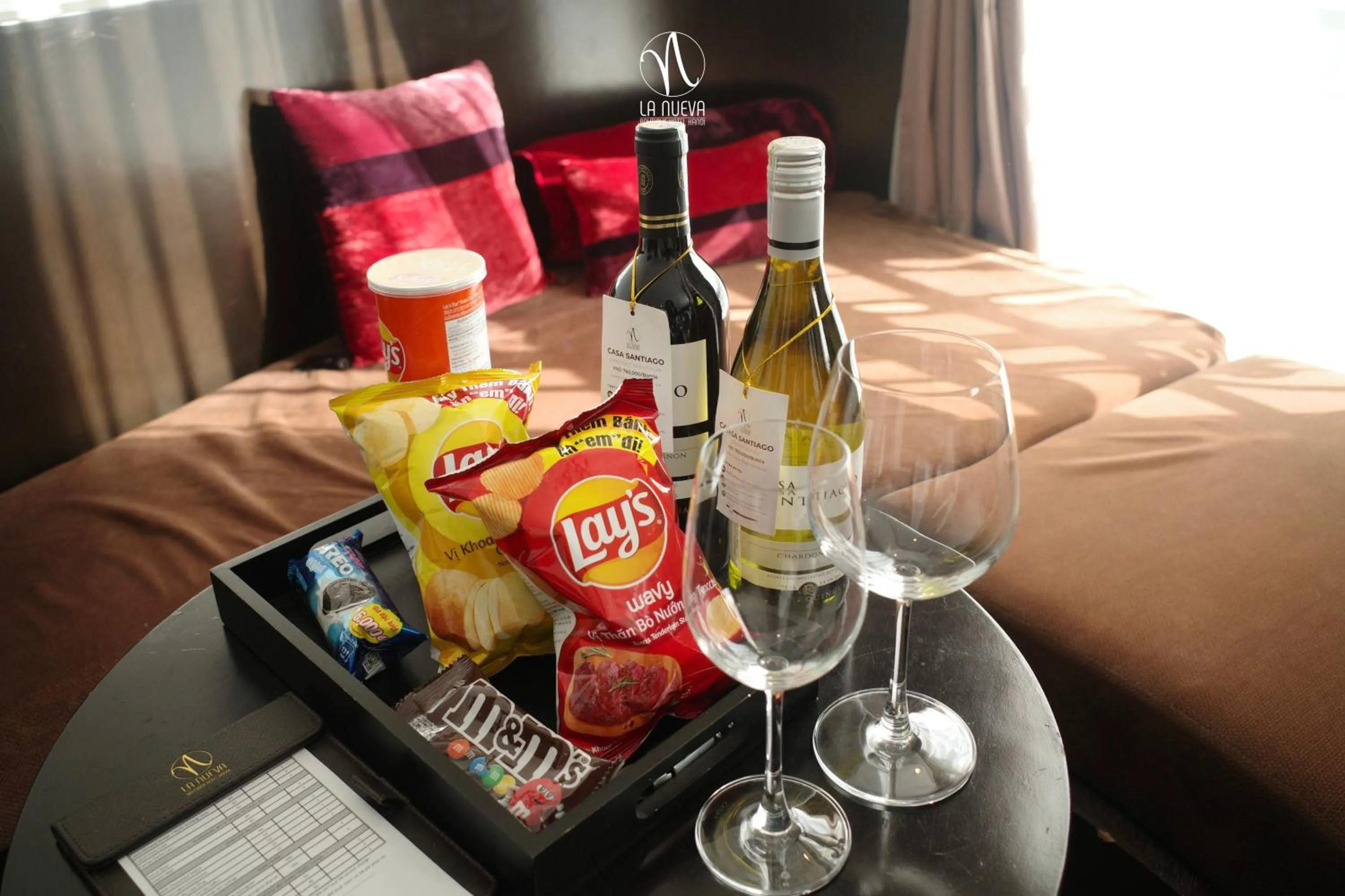 Coffee/tea facilities, Bed in La Nueva Boutique Hotel Hanoi & Spa