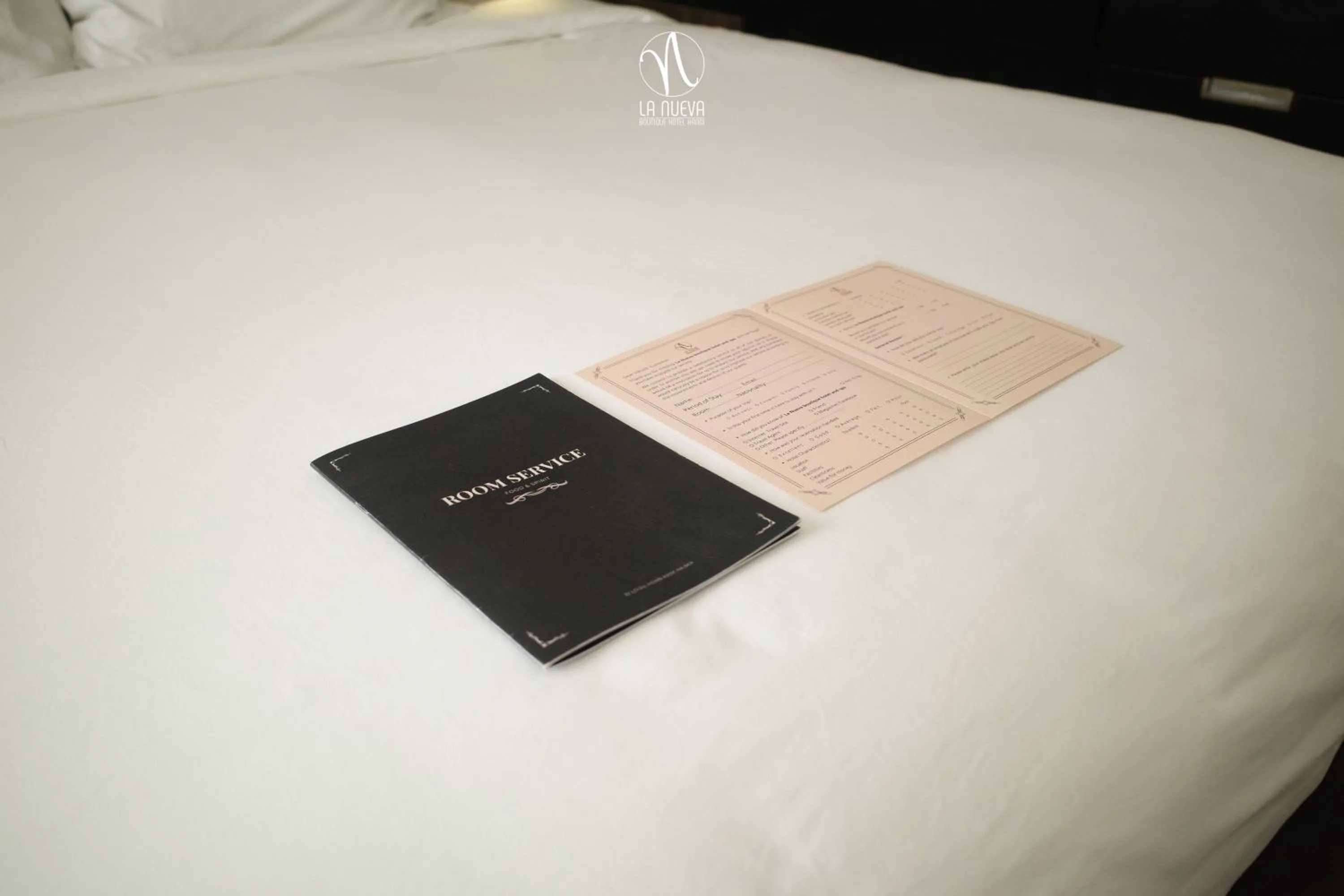 room service, Bed in La Nueva Boutique Hotel Hanoi & Spa